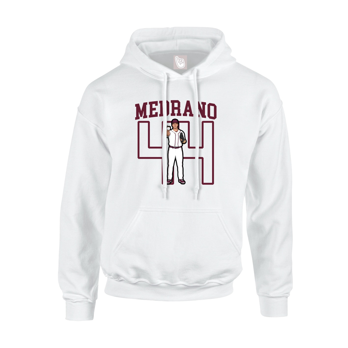 Hoodie — Shirsey in White