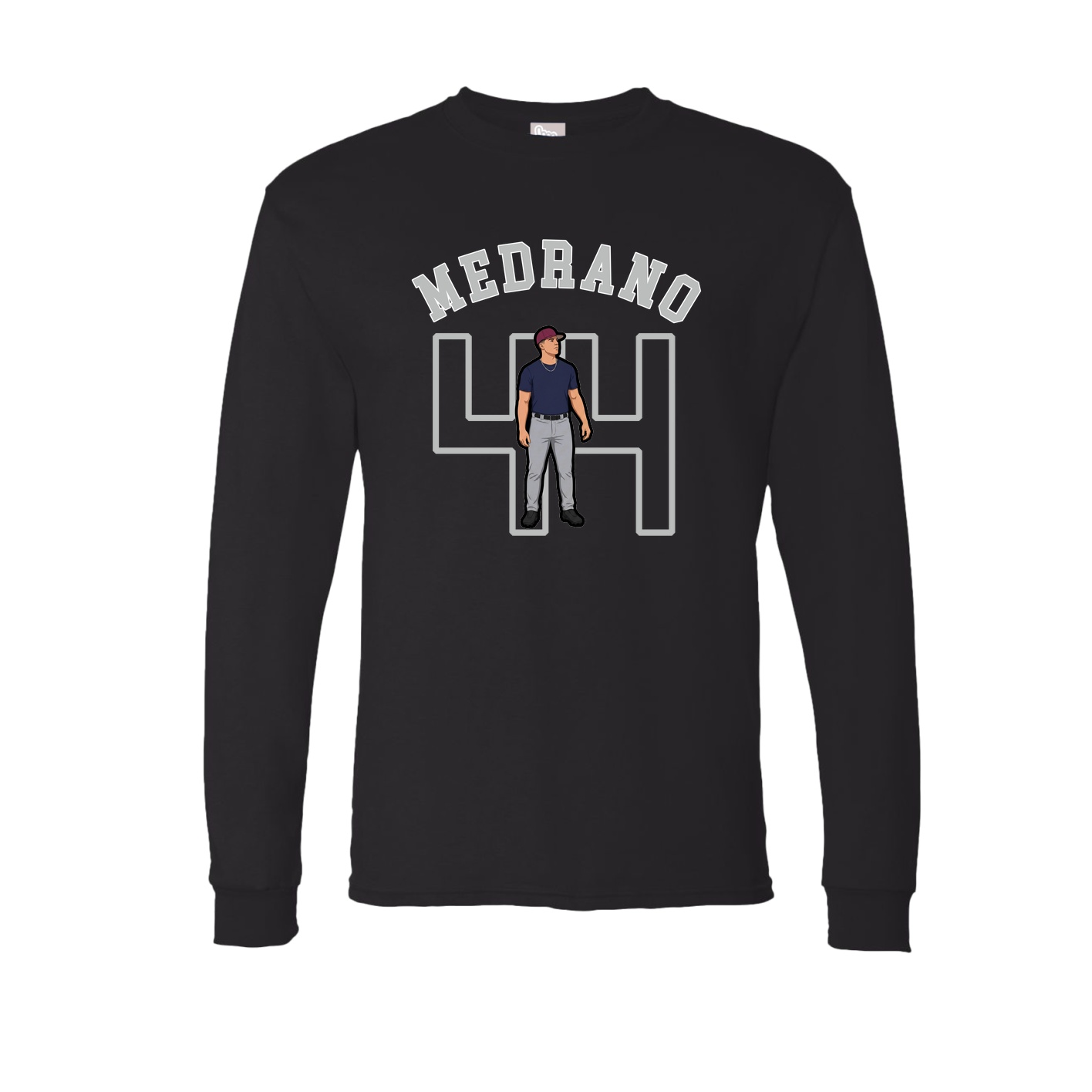 Long Sleeve Tee — Shirsey Arch in Black