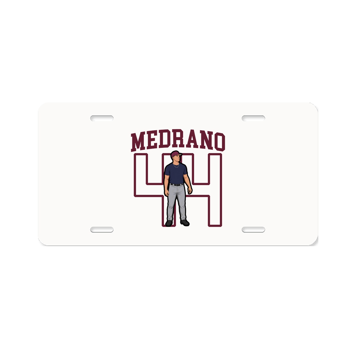 Aluminum License Plate