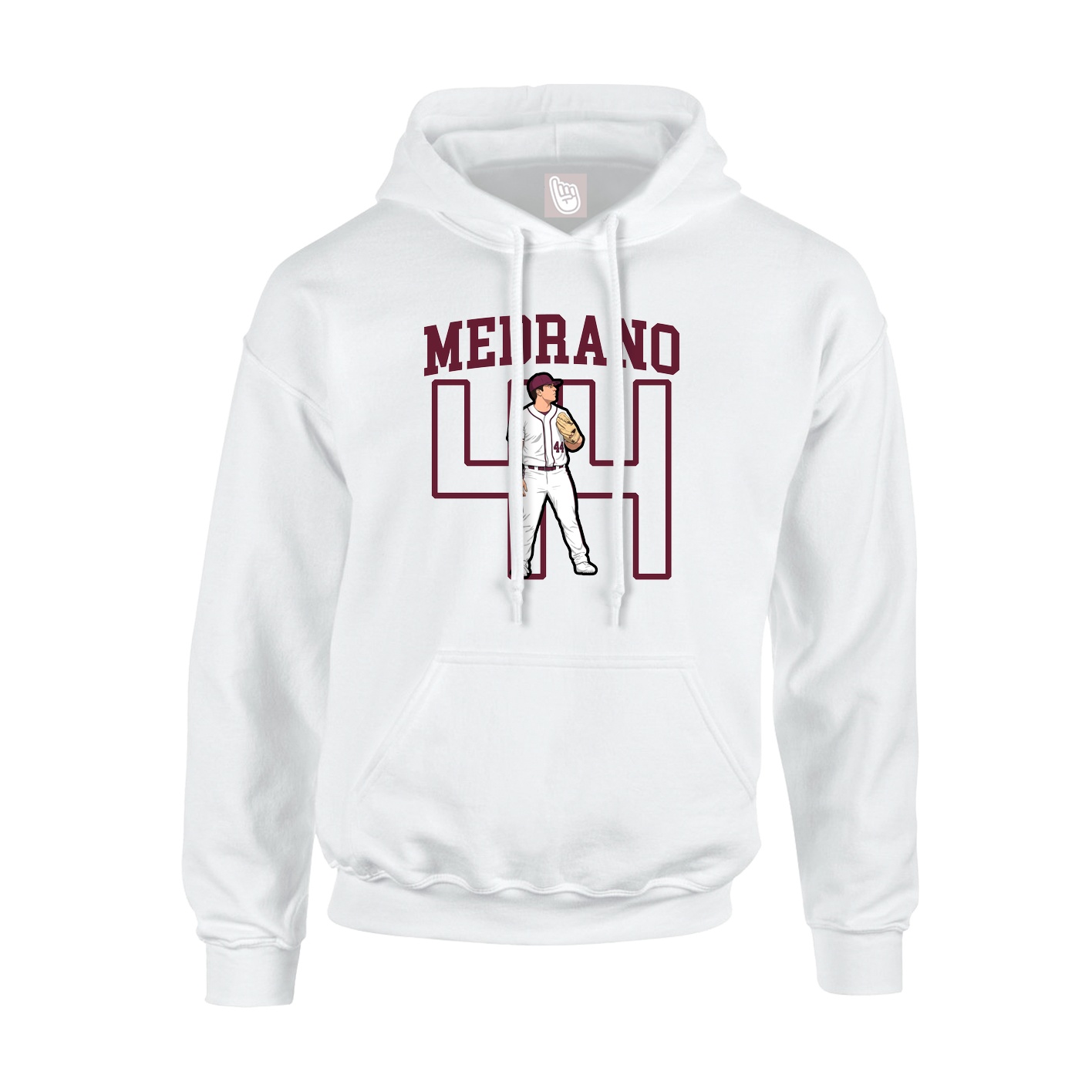 Youth Hoodie — Shirsey in White