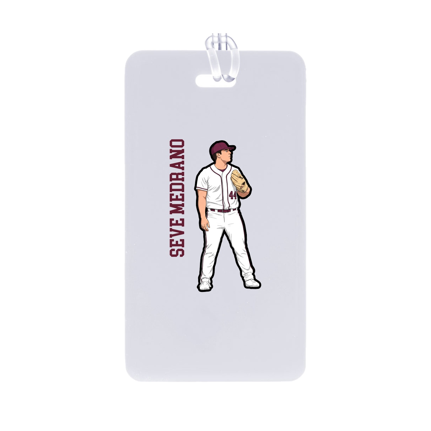 Bag Tag — Name Vertical in Classic