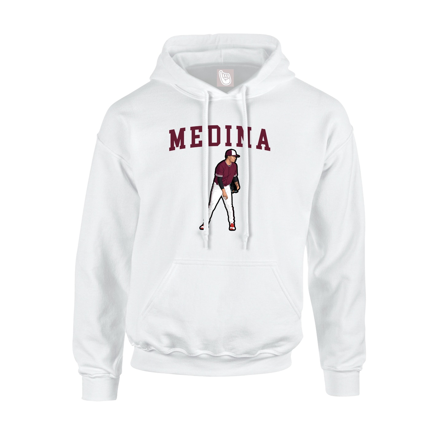 Hoodie — Shirsey in White