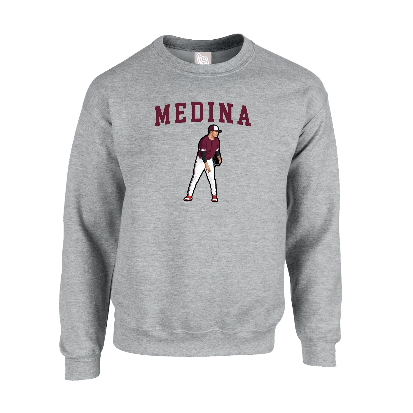 Fleece Crew — Shirsey in Grey