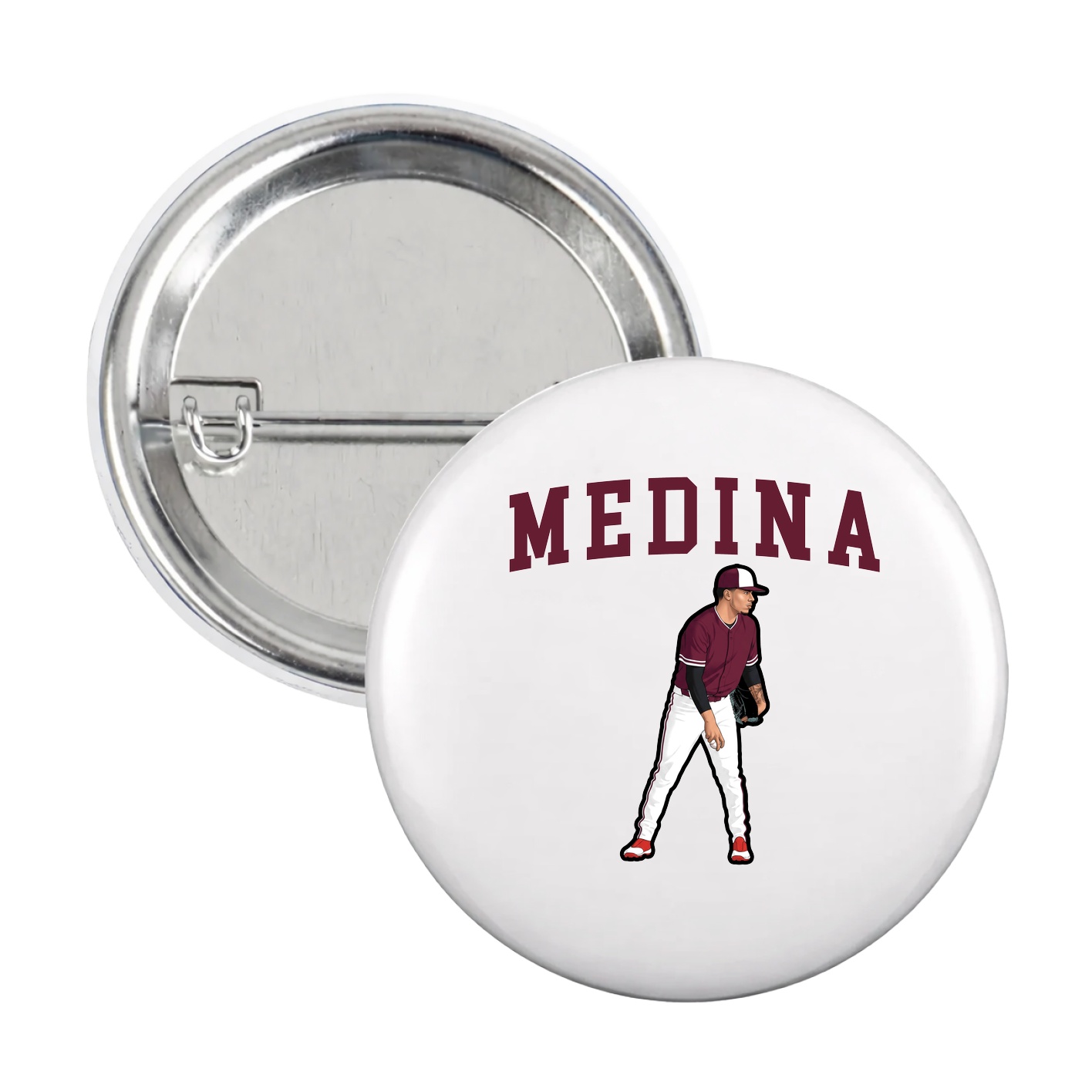 Game Day Button — Shirsey in White