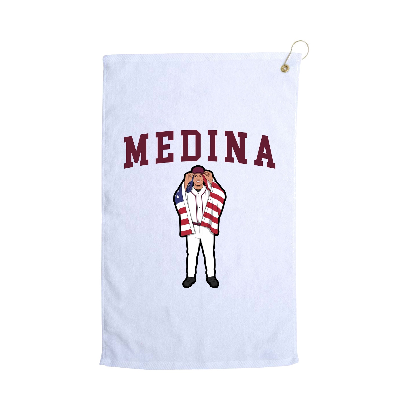 Golf Towel — Shirsey in White