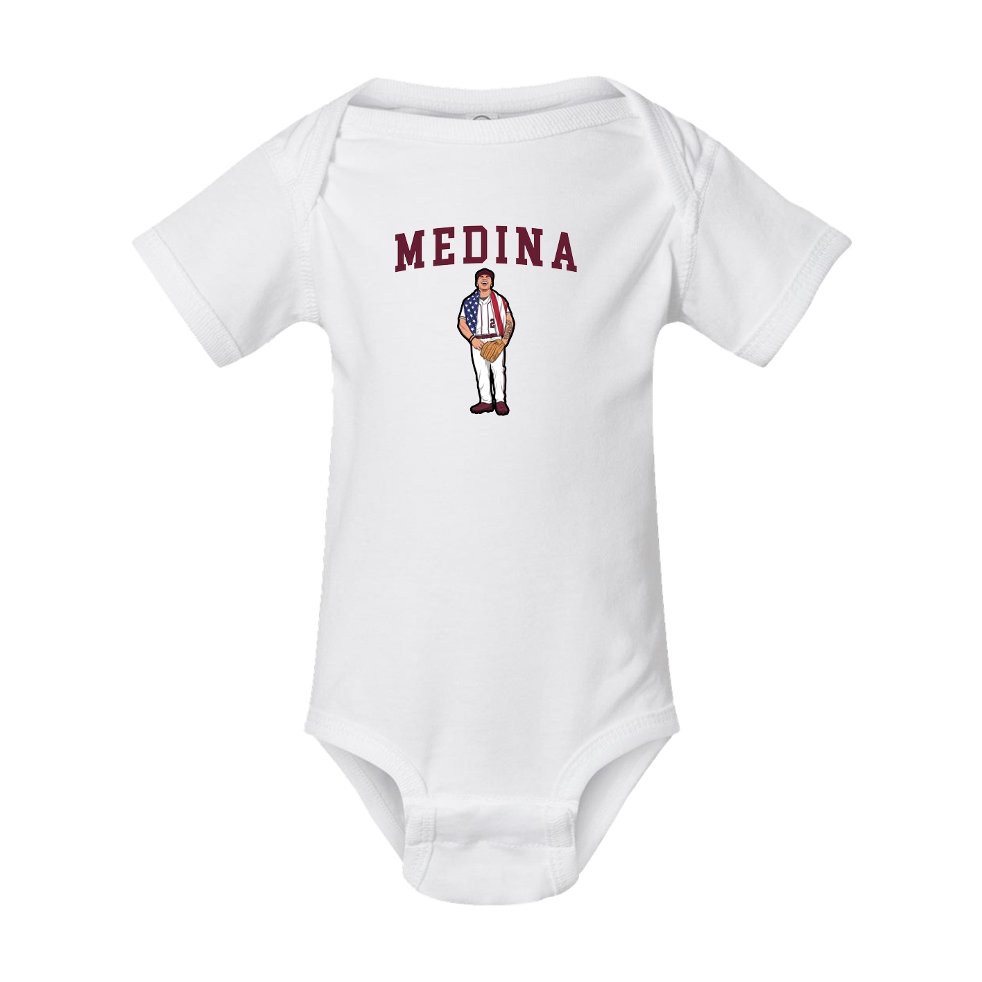 Baby Onesie — Shirsey in White