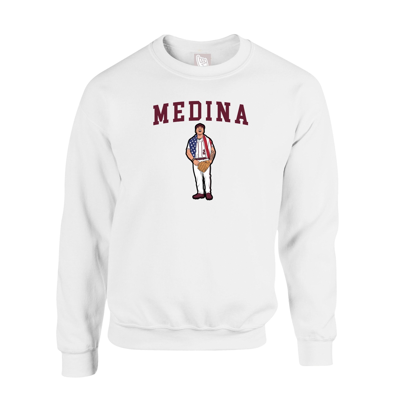 Fleece Crew — Shirsey in White