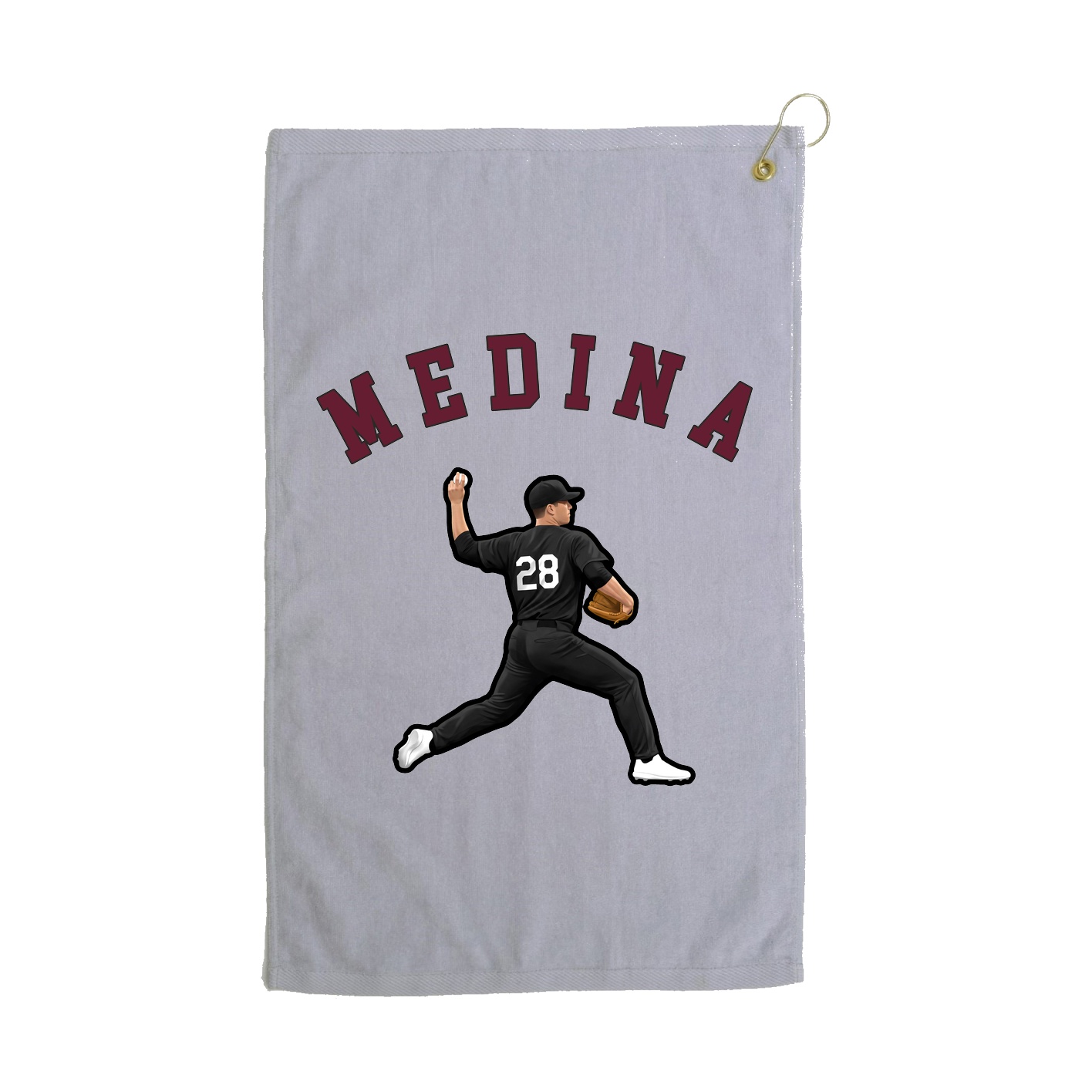 Golf Towel — Shirsey Arch in Grey