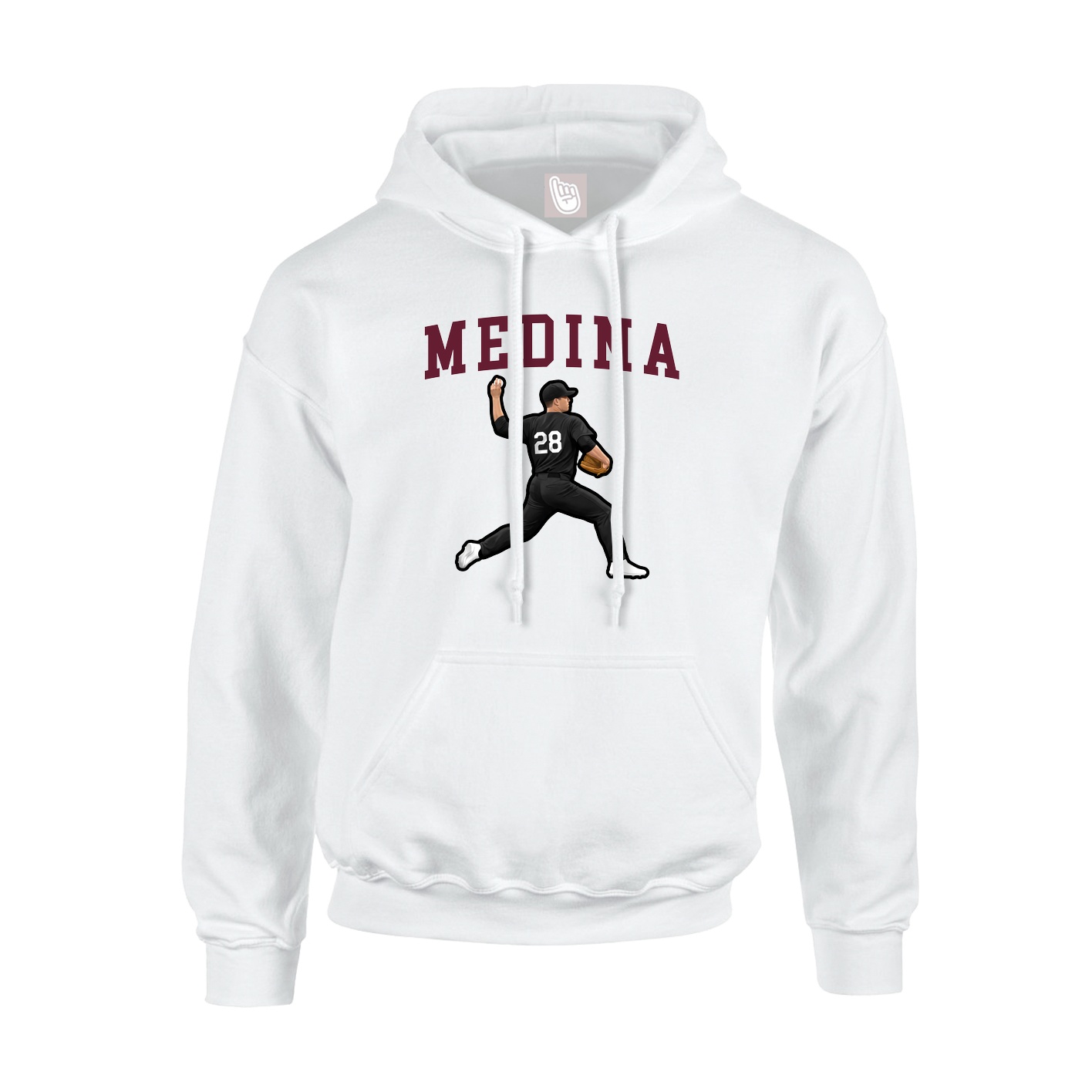 Youth Hoodie — Shirsey in White