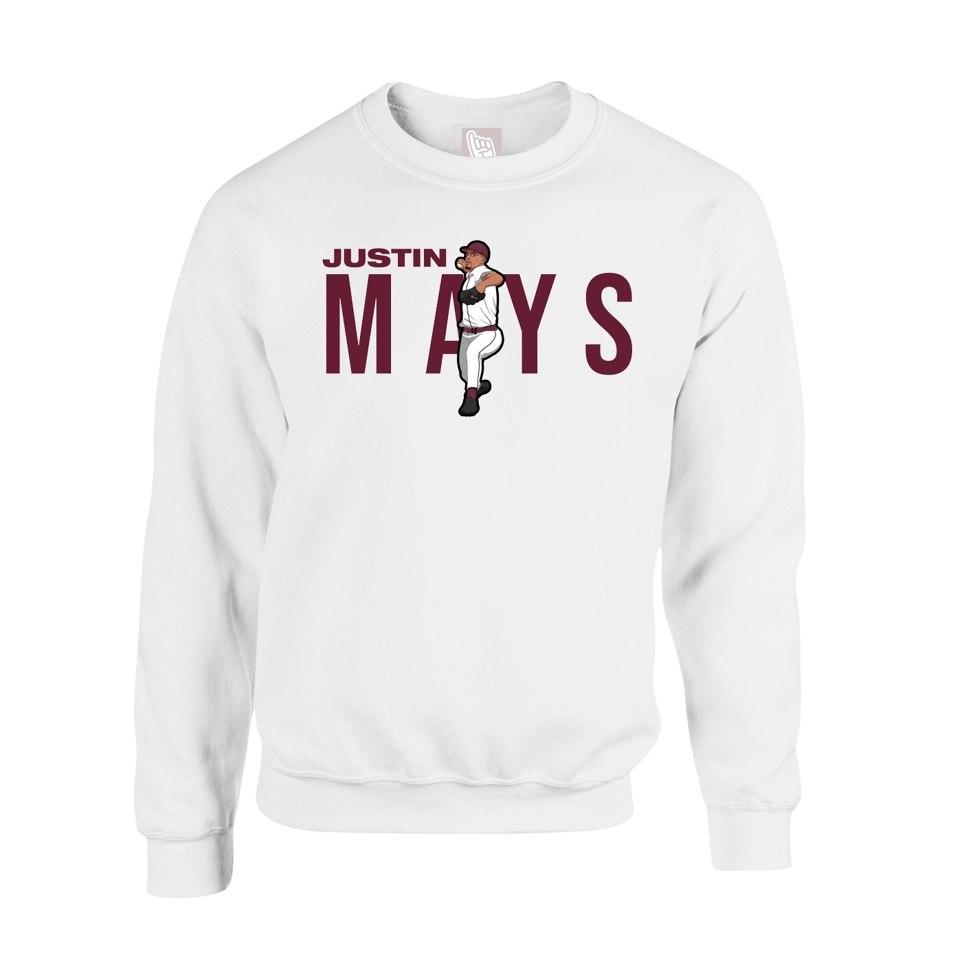 Fleece Crew — Player Name in White