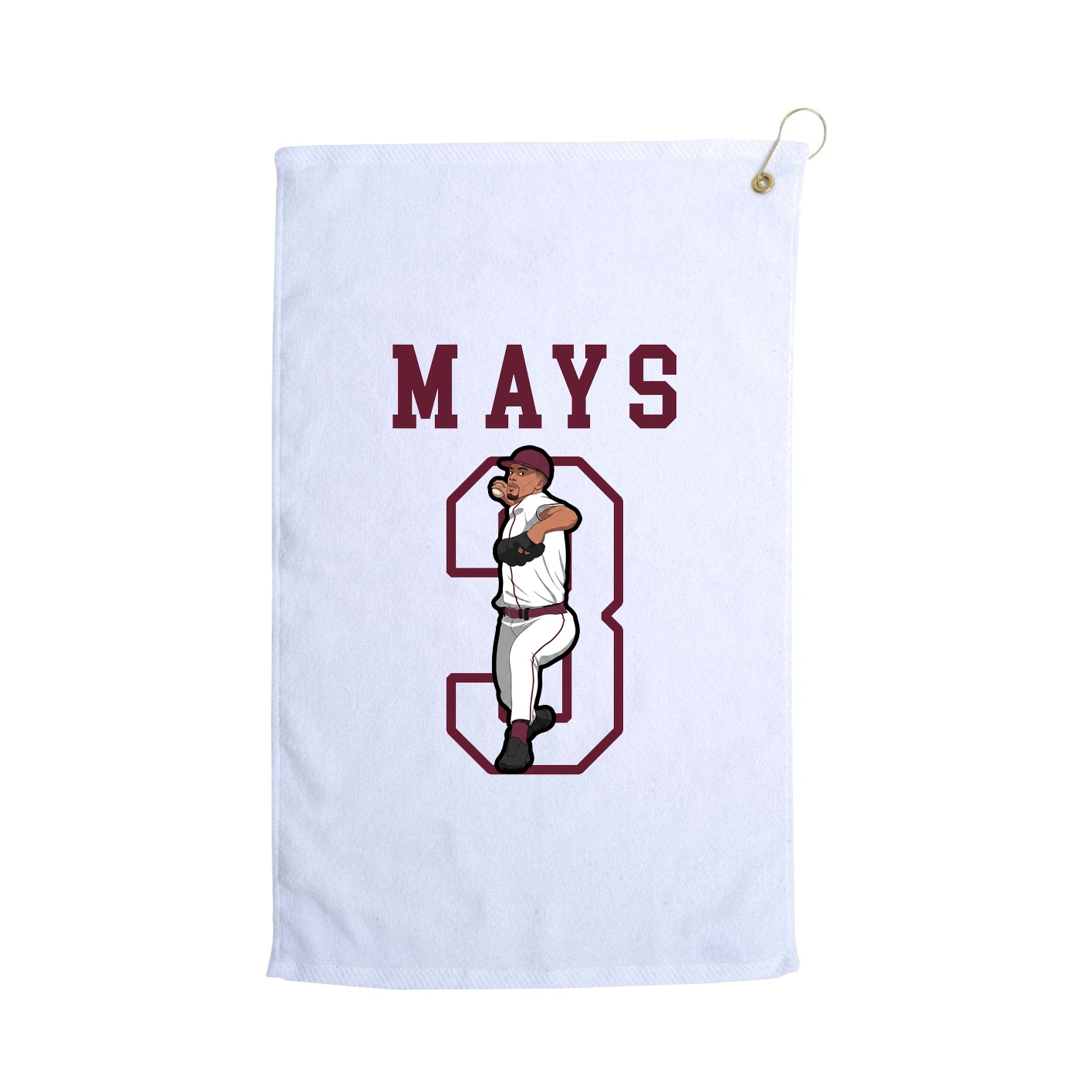 Golf Towel — Shirsey in White