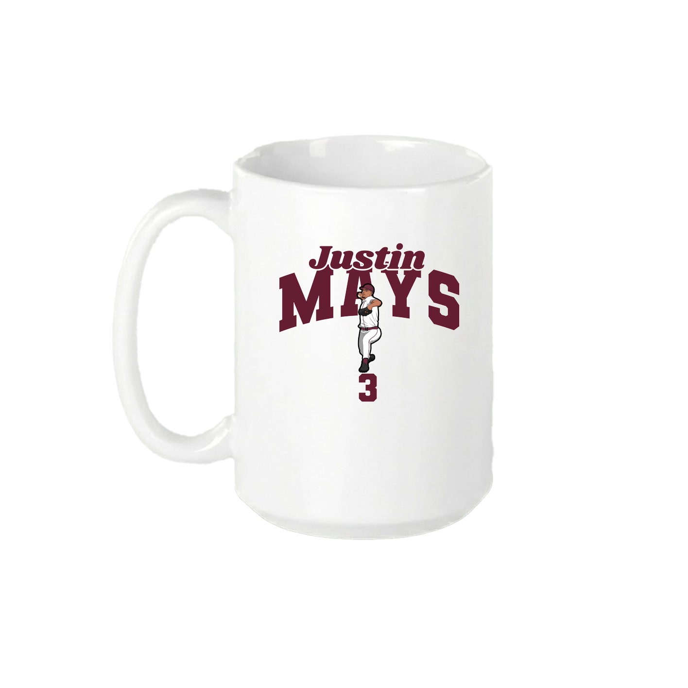15oz Coffee Mug — Signature Arch in White