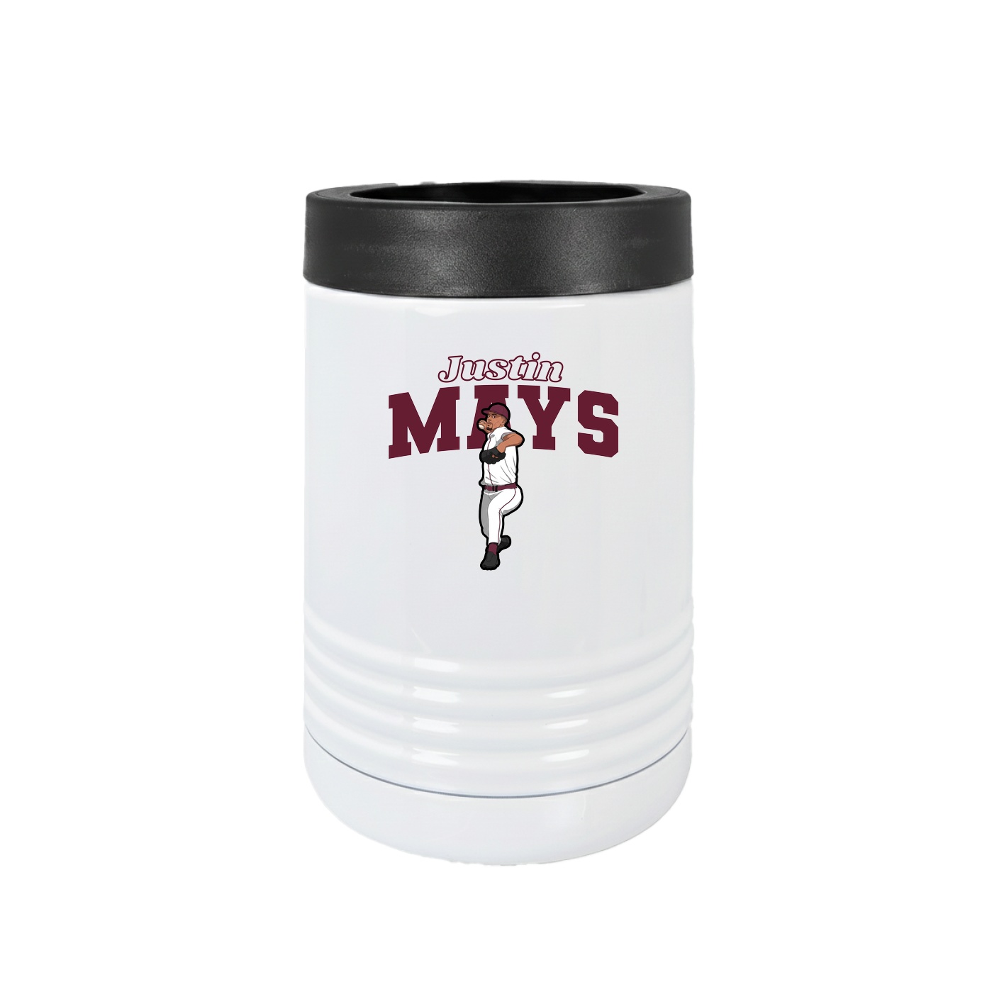 Beverage Holder — Name Arch in White