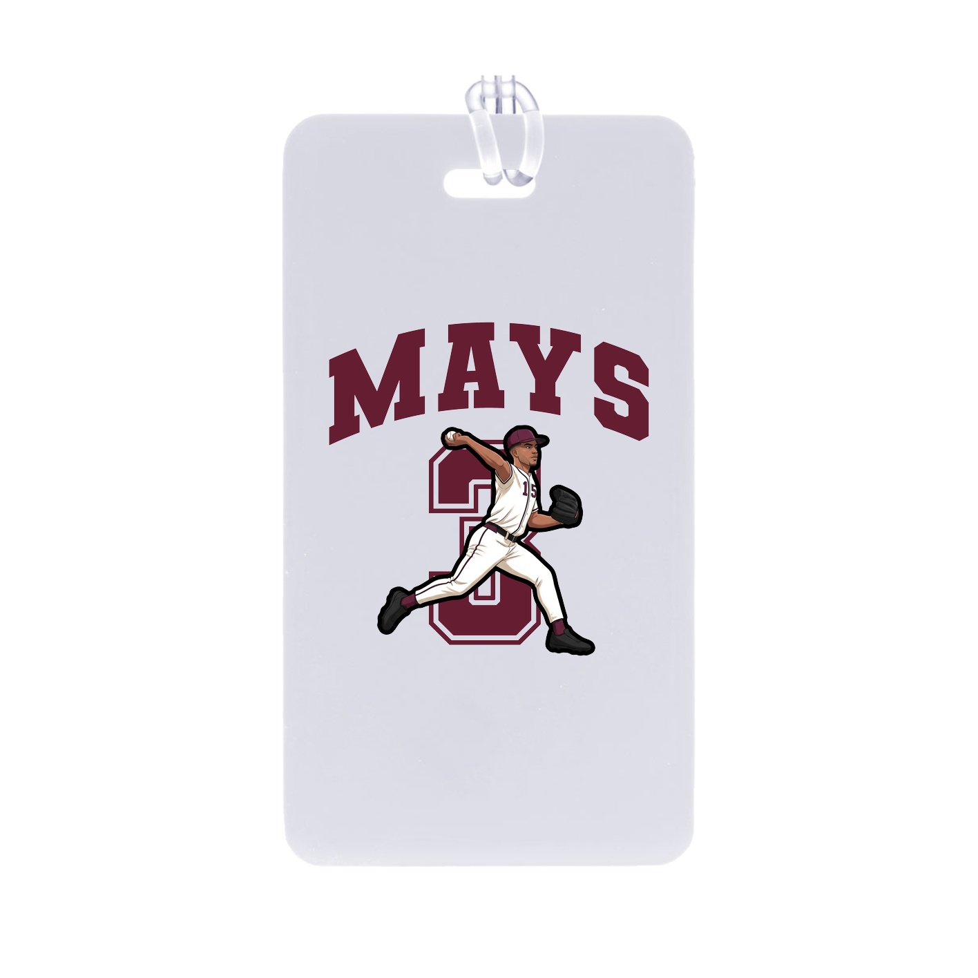 Bag Tag — Number in Classic