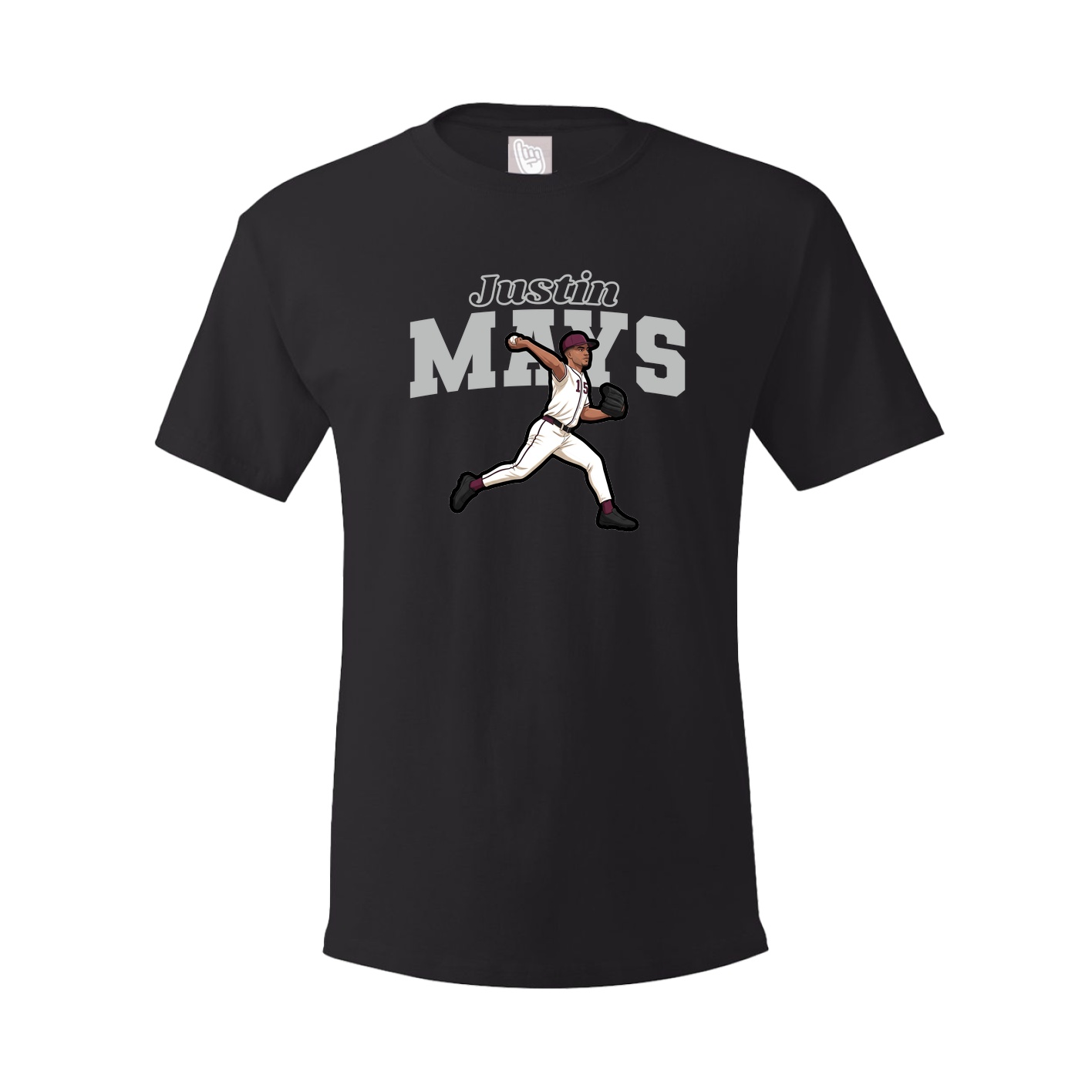 Youth Tee — Name Arch in Black