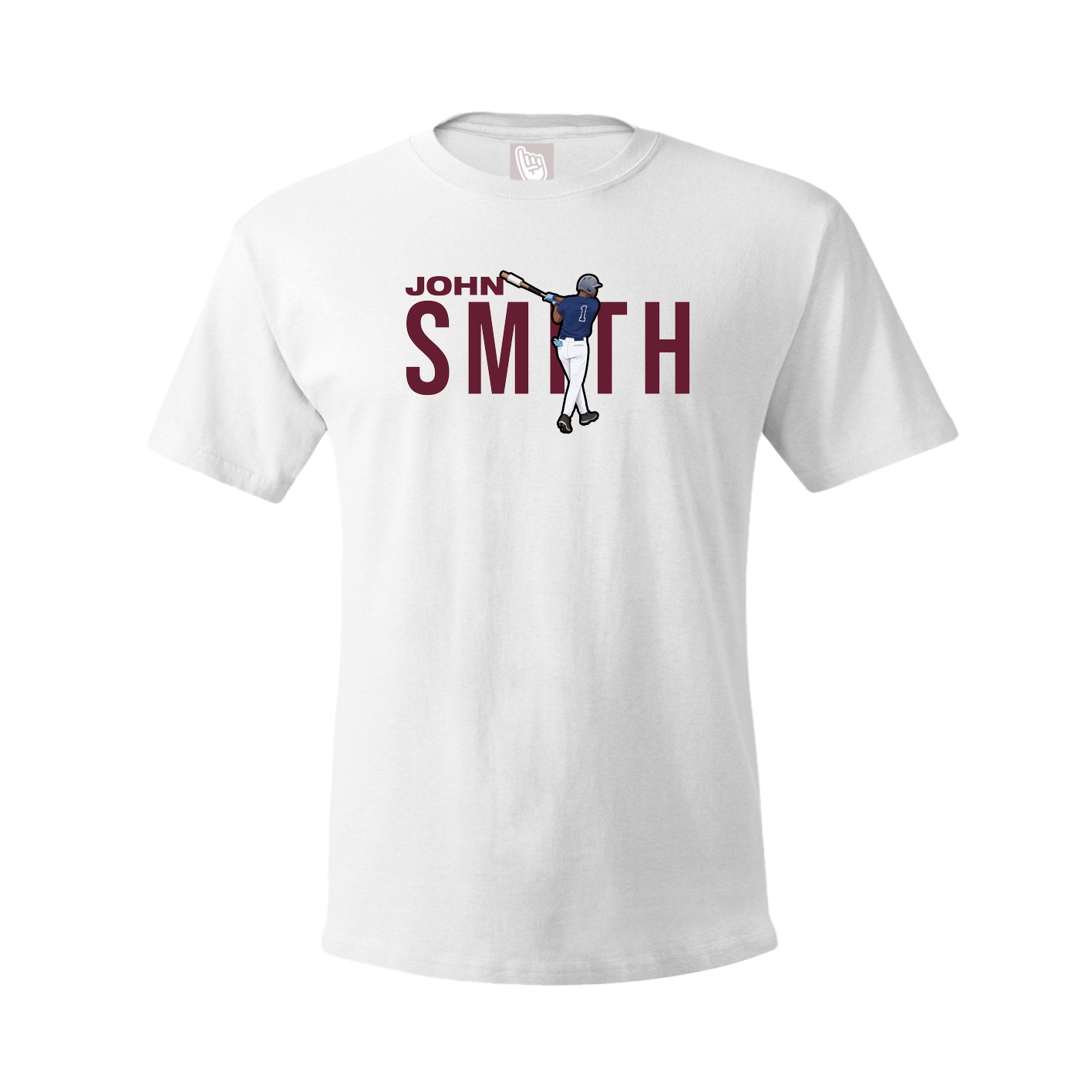 Tee — Player Name in White