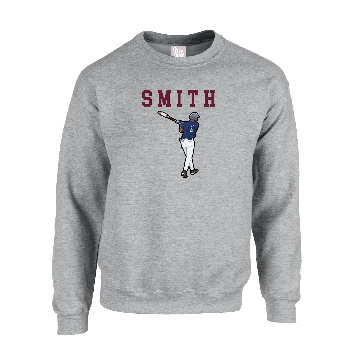 Fleece Crew — Shirsey in Grey