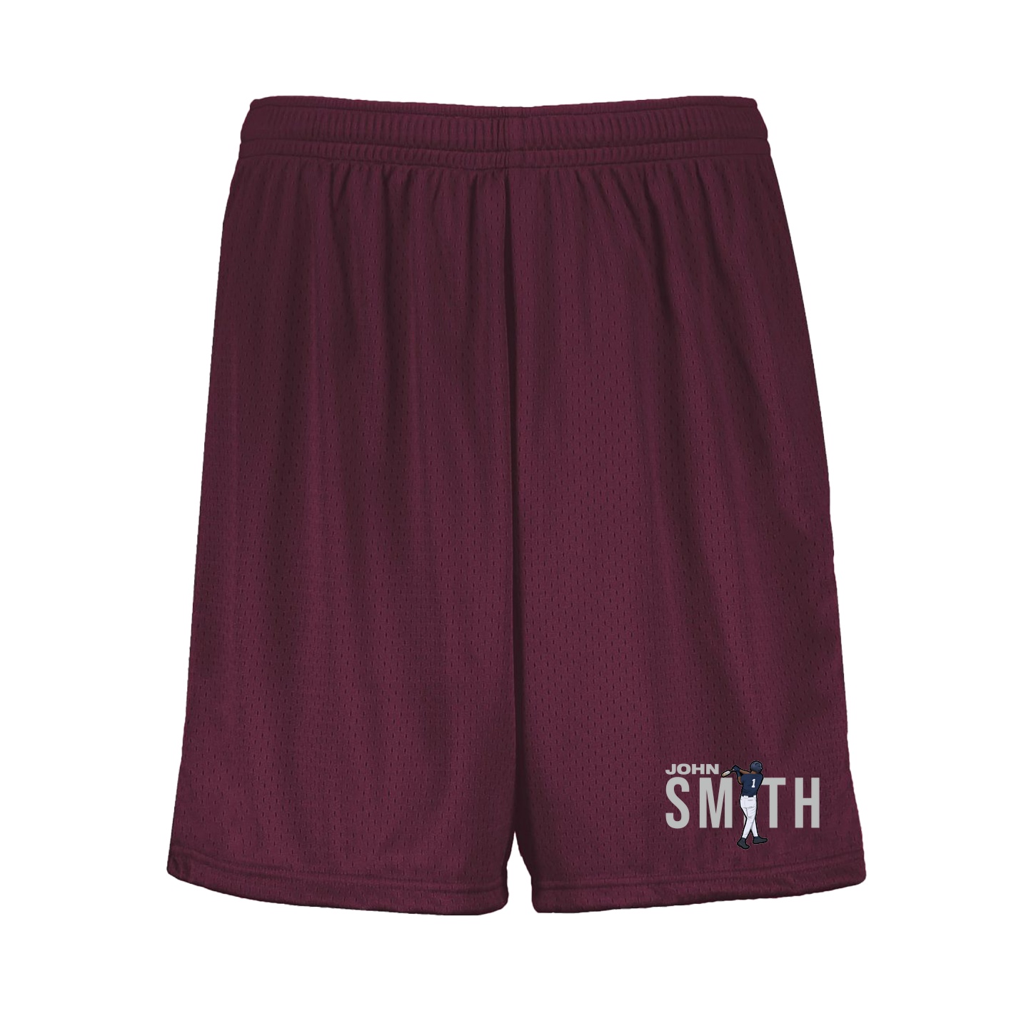 Shorts — Player Name in Maroon