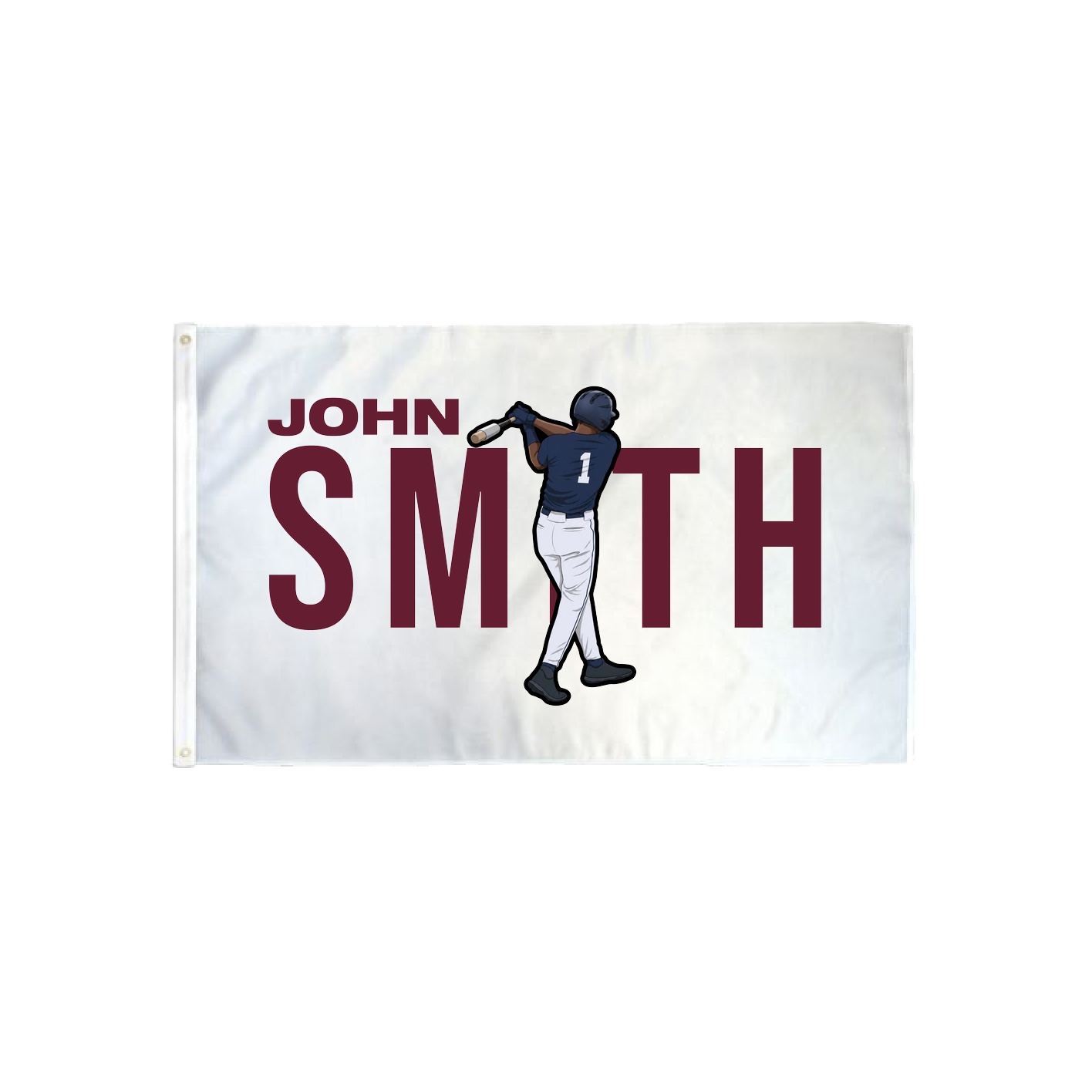 3x5 Flag — Player Name in Classic