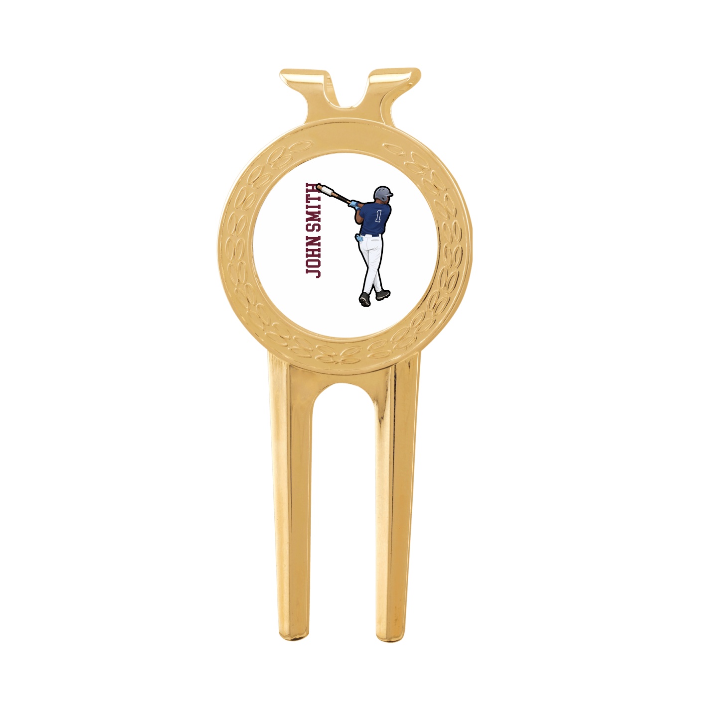 Divot Tool with Ball Marker — Name Vertical in Classic