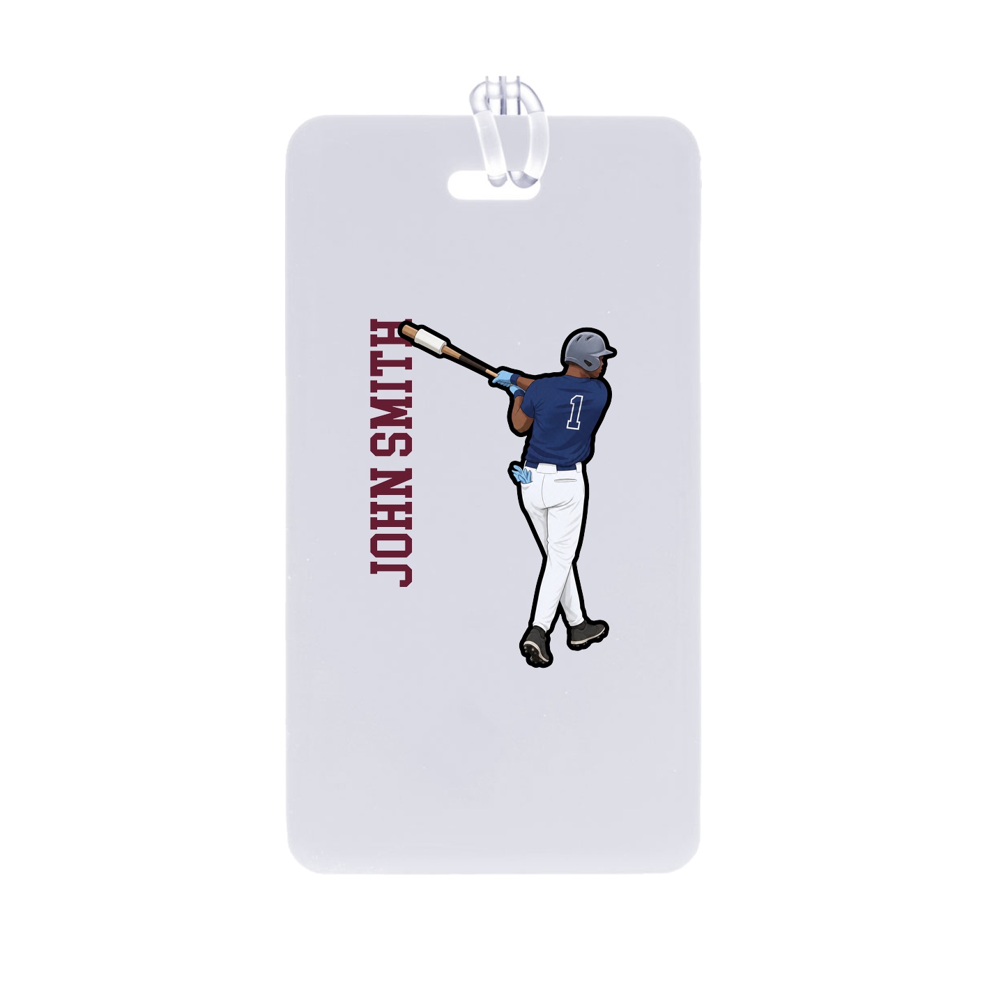 Bag Tag — Name Vertical in Classic