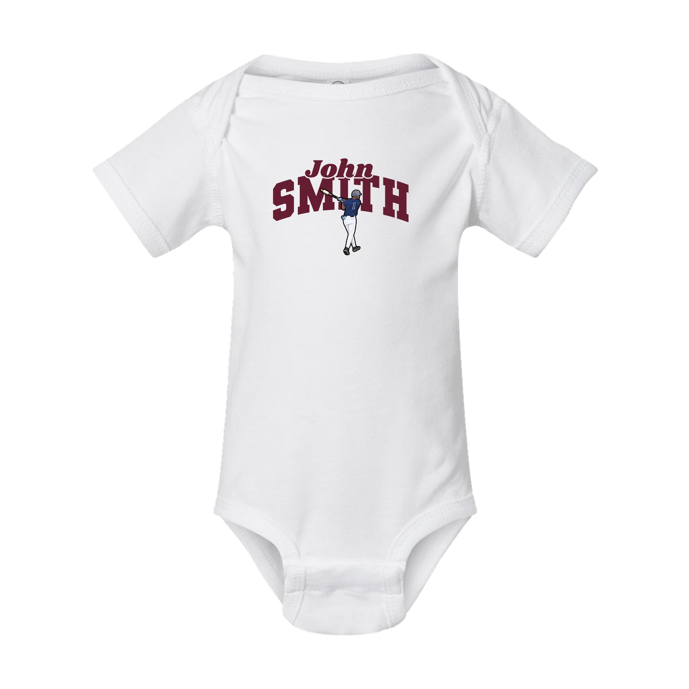 Baby Onesie — Signature Arch in White