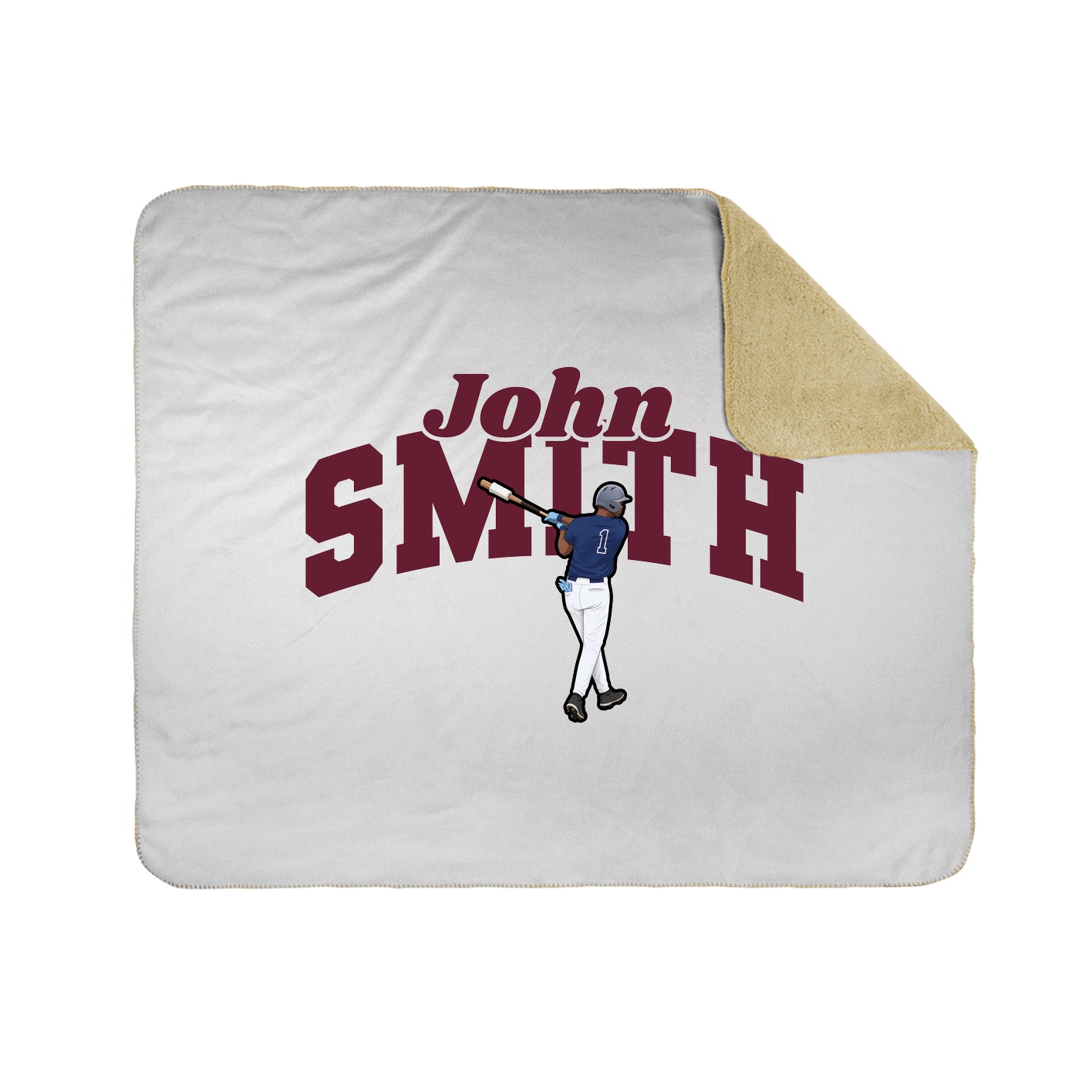 Throw Blanket — Signature Arch in White