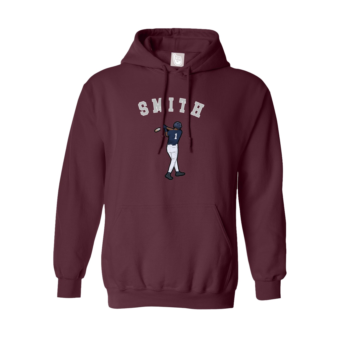 Hoodie — Shirsey Arch in Maroon