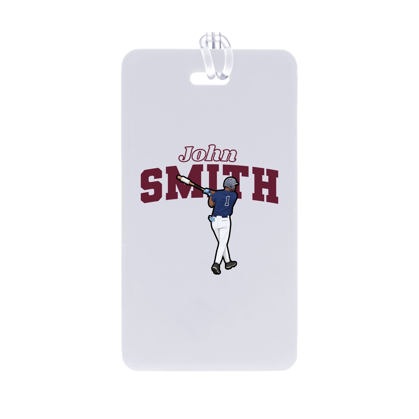 Bag Tag — Name Arch in Classic
