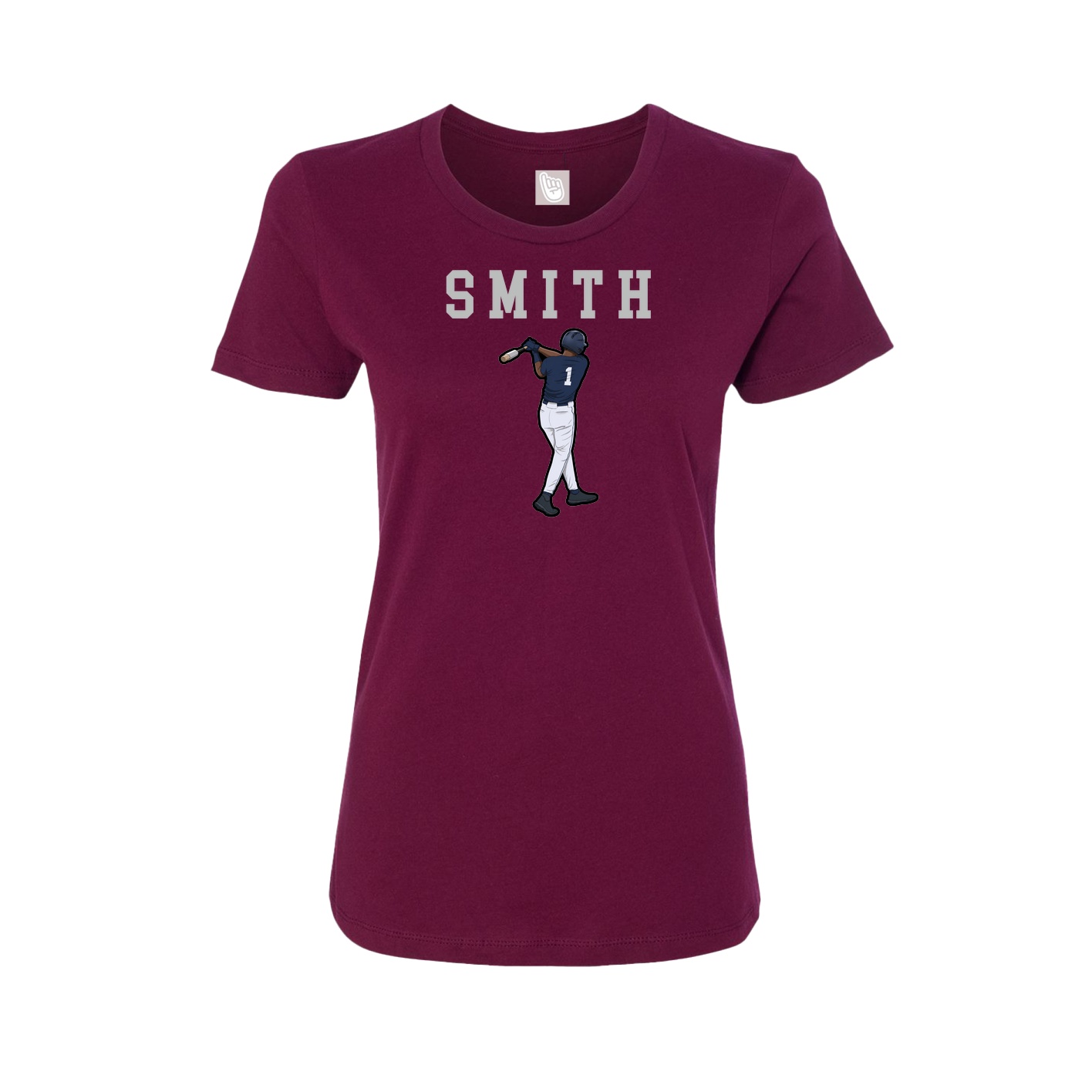 Fitted Women's Tee — Shirsey in Maroon