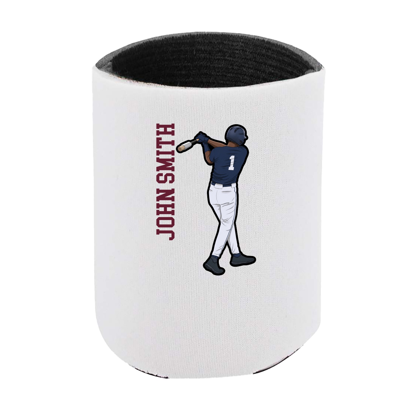 Can Holder — Name Vertical in White