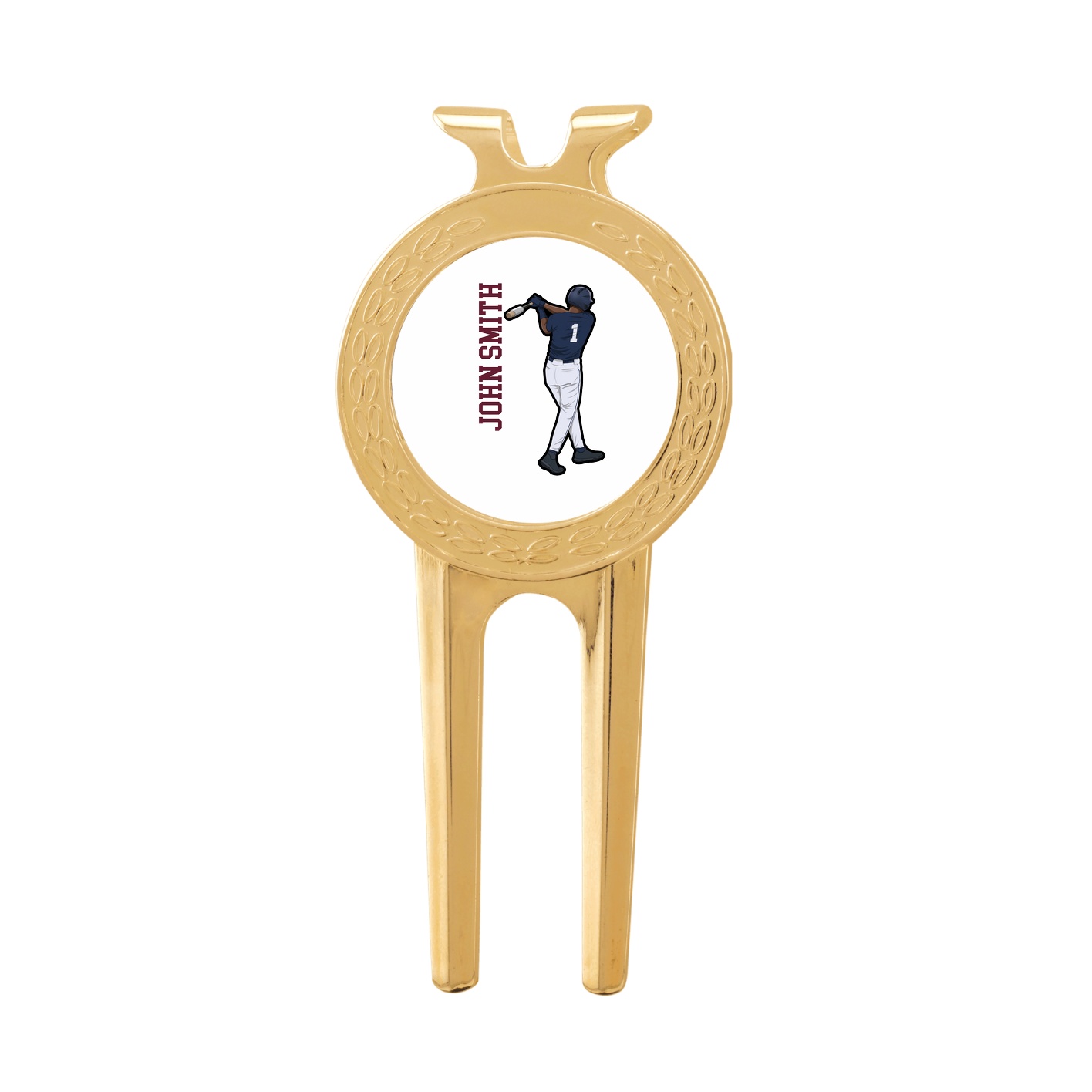 Divot Tool with Ball Marker — Name Vertical in Classic