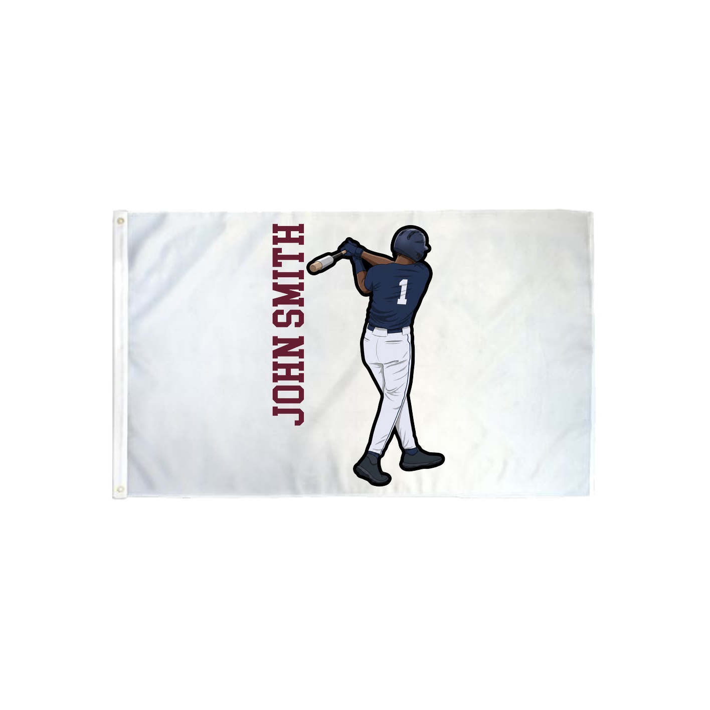 3x5 Flag — Name Vertical in Classic