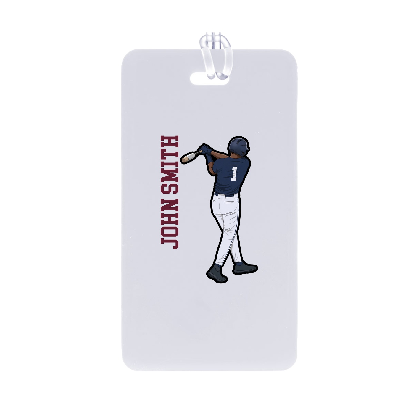 Bag Tag — Name Vertical in Classic