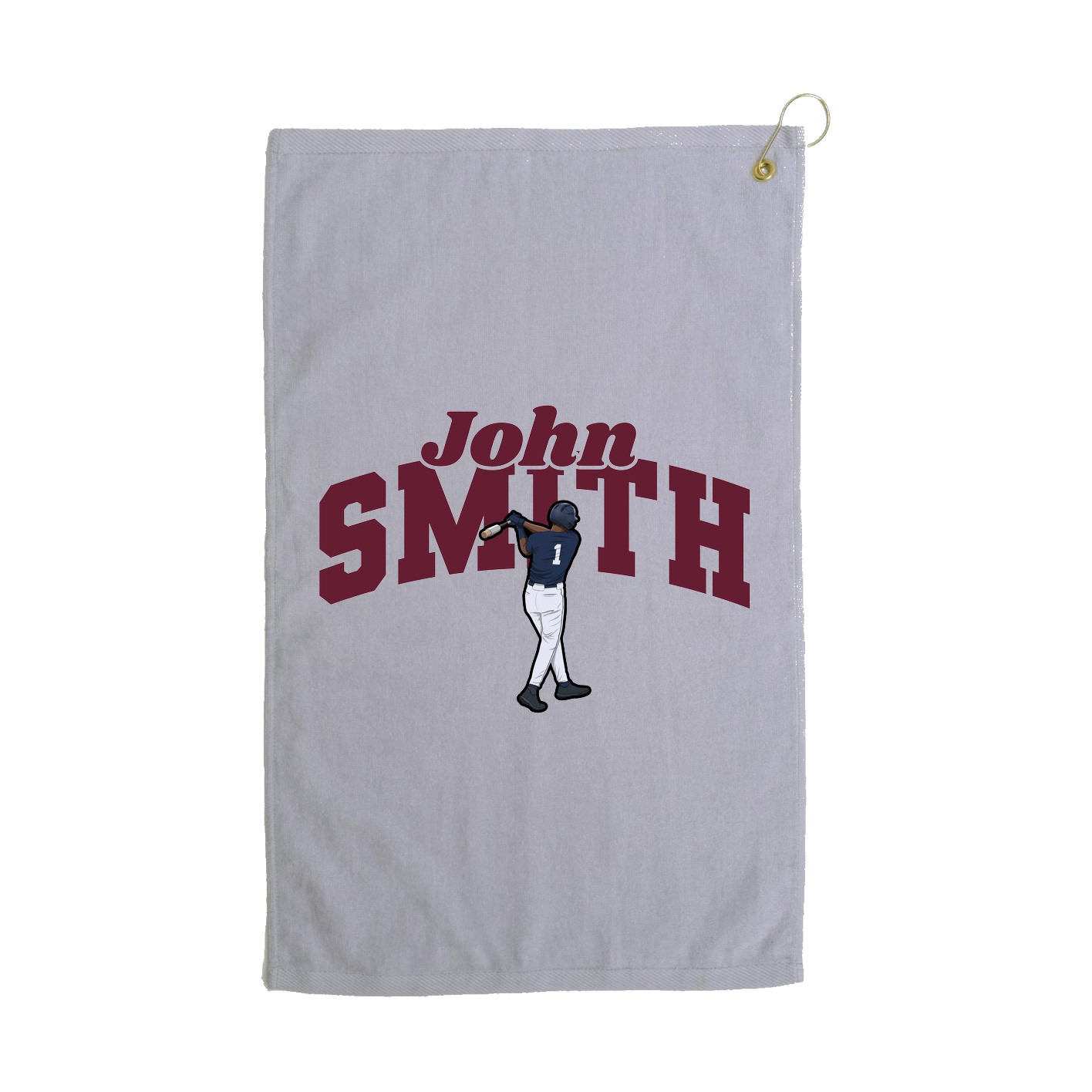 Golf Towel — Signature Arch in Grey