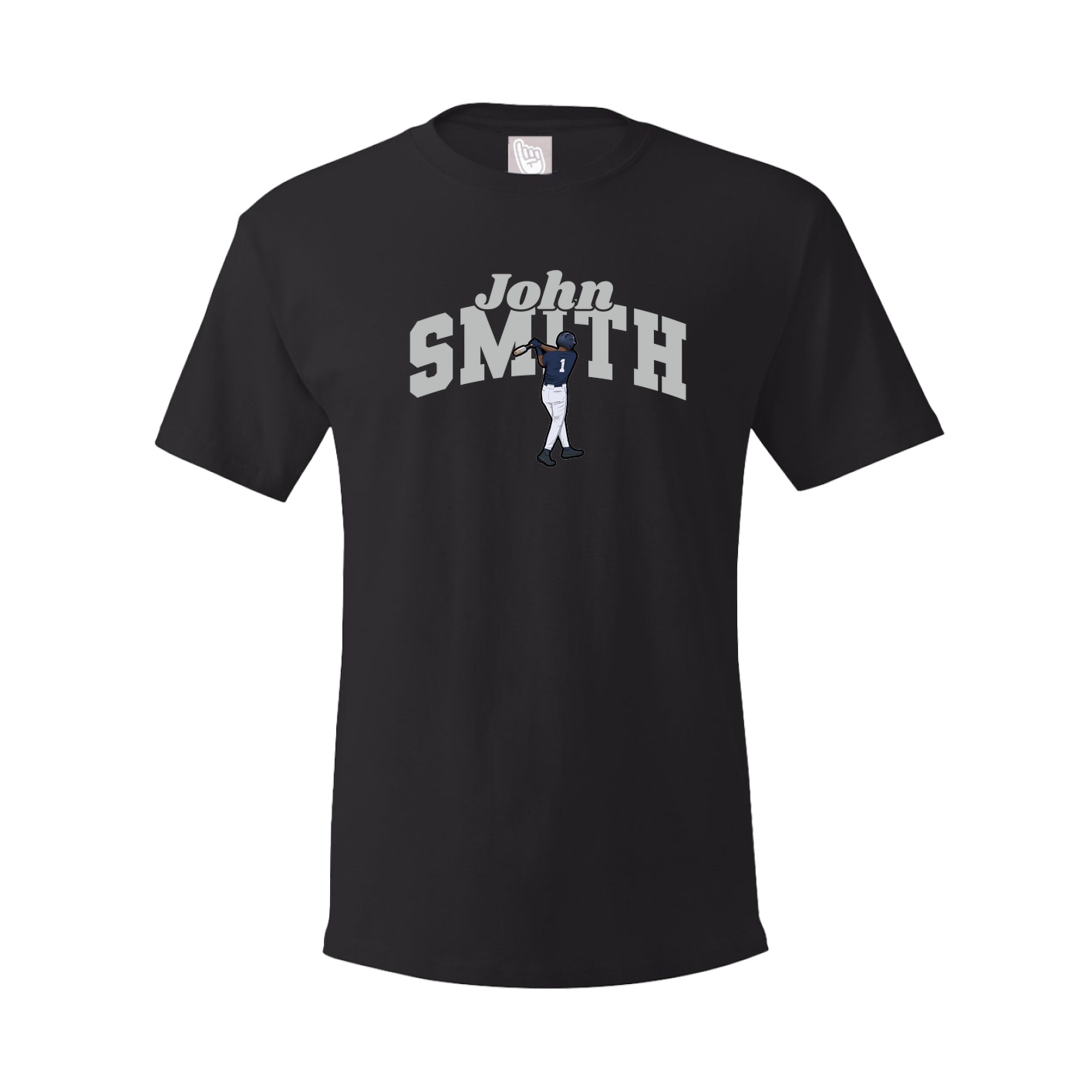 Youth Tee — Signature Arch in Black