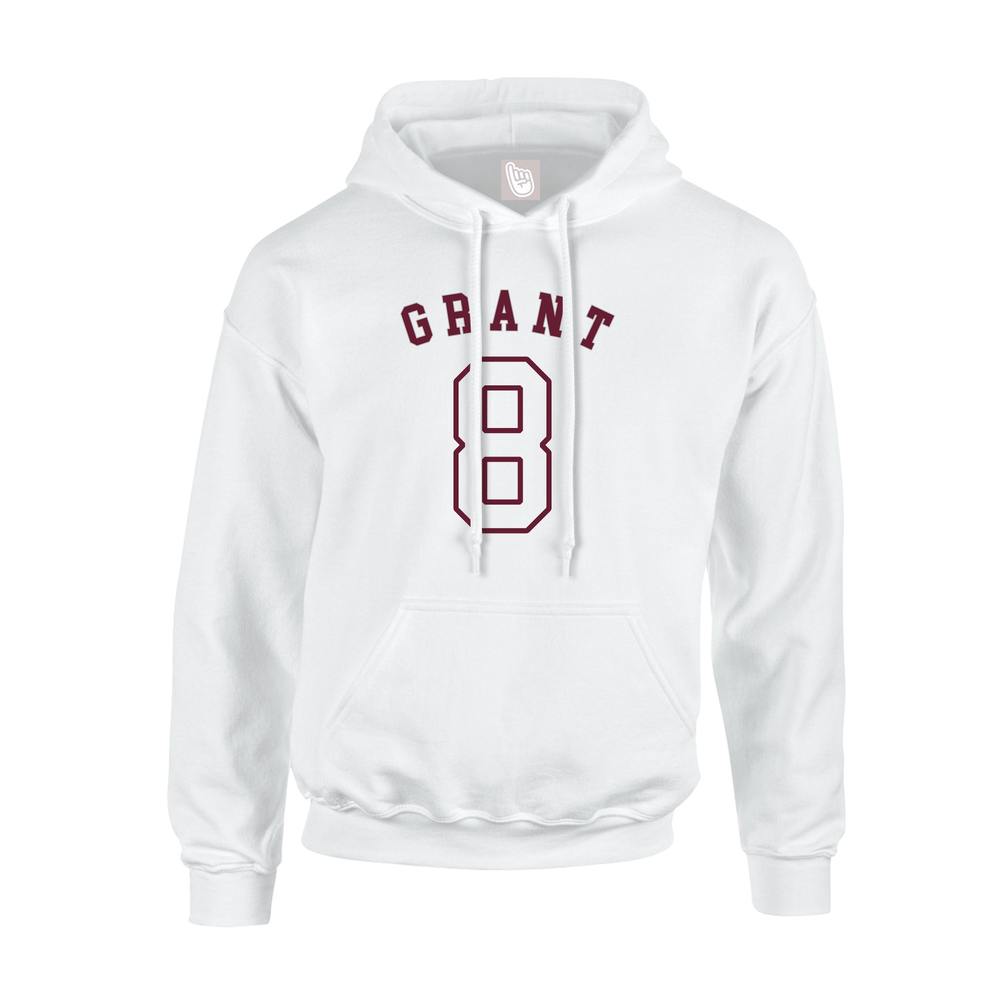 Hoodie — Shirsey Arch in White