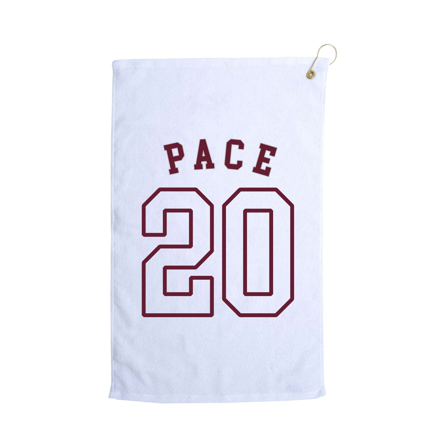 Golf Towel — Shirsey Arch in White