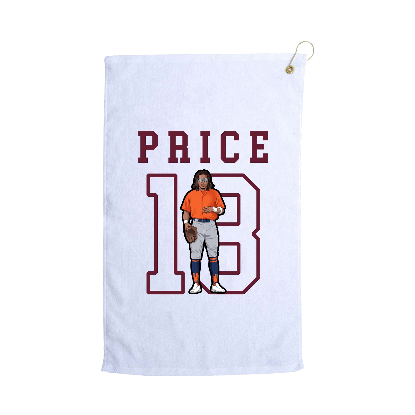 Golf Towel — Shirsey in White