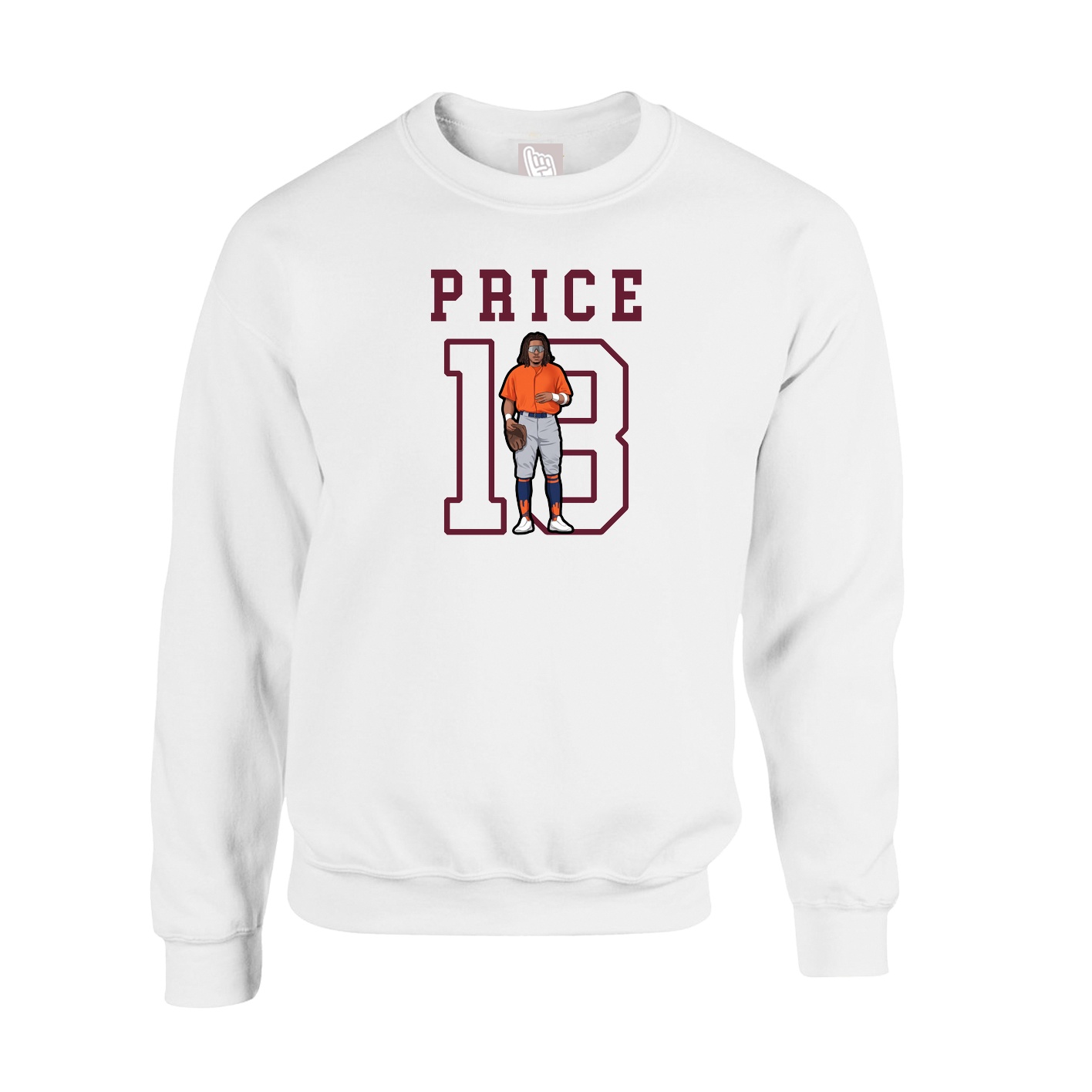 Fleece Crew — Shirsey in White