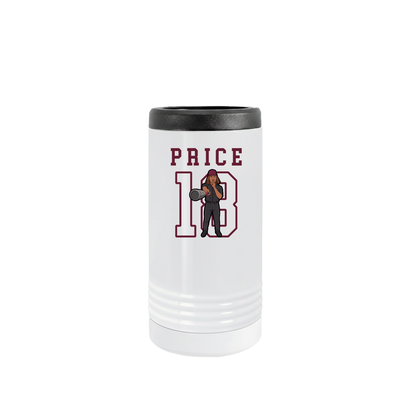 Slim Beverage Holder — Shirsey in White