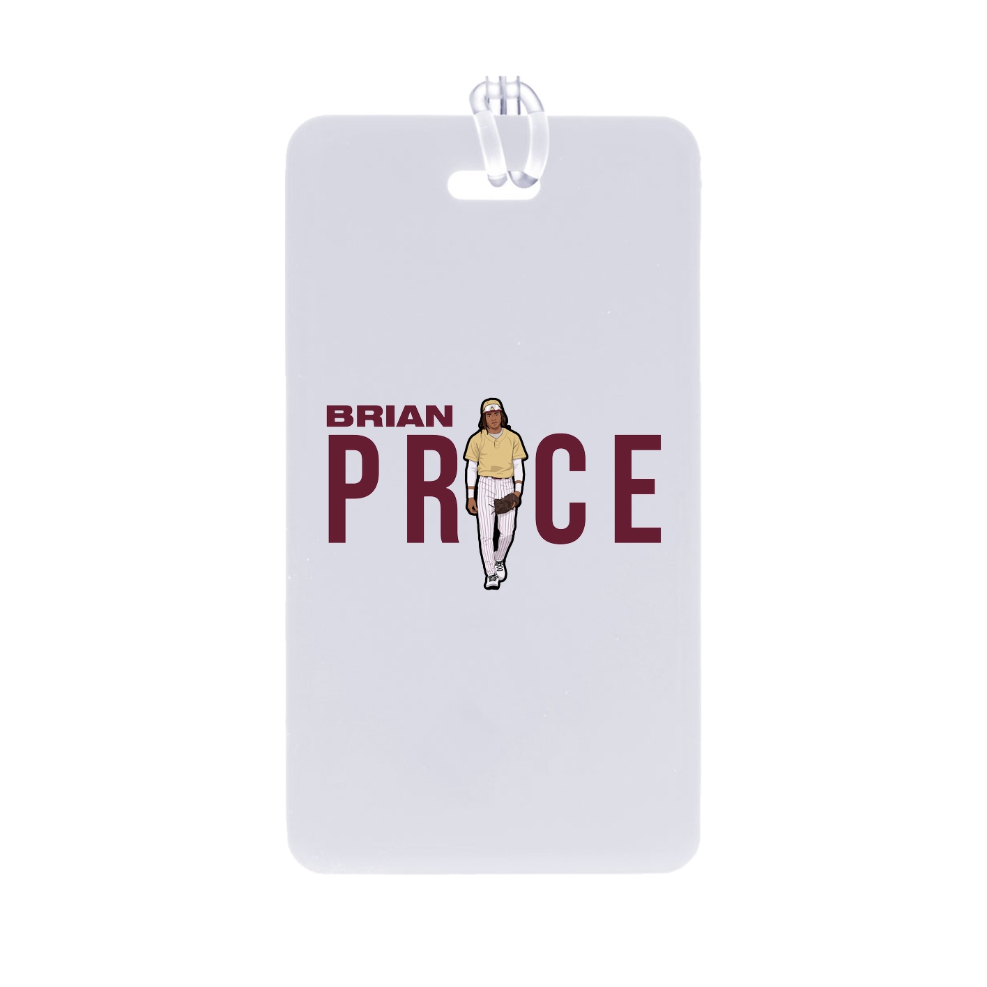 Bag Tag — Player Name in Classic
