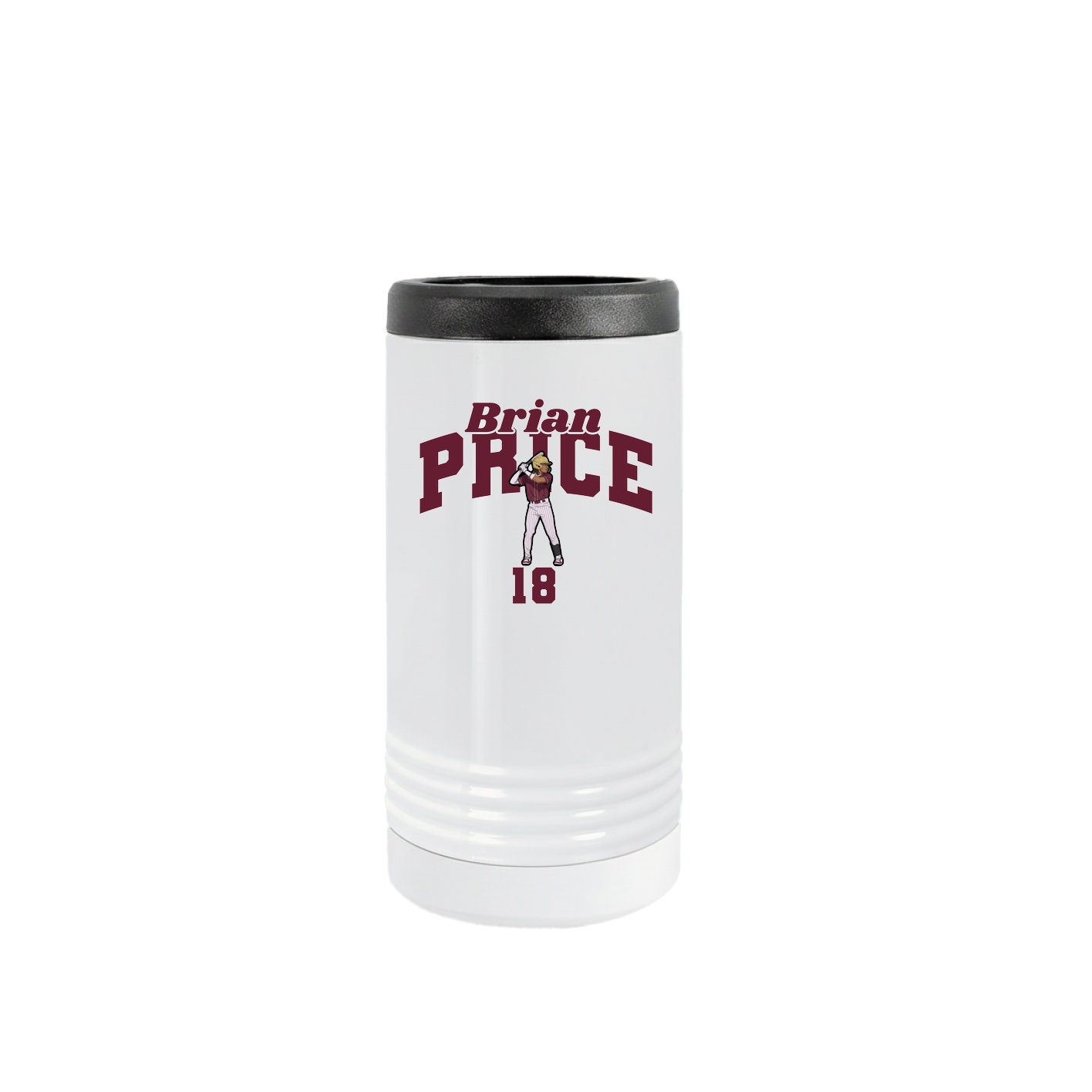Slim Beverage Holder — Signature Arch in White