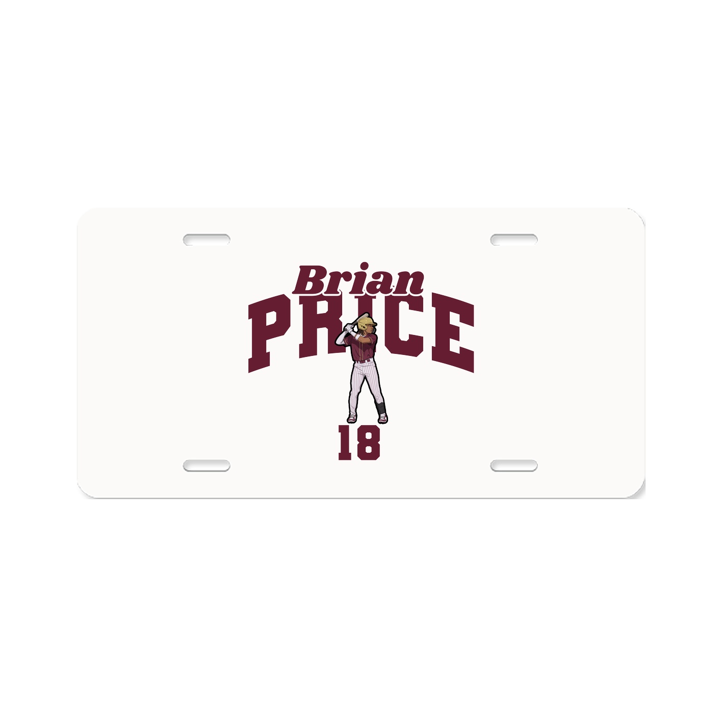 License Plate — Signature Arch in Classic
