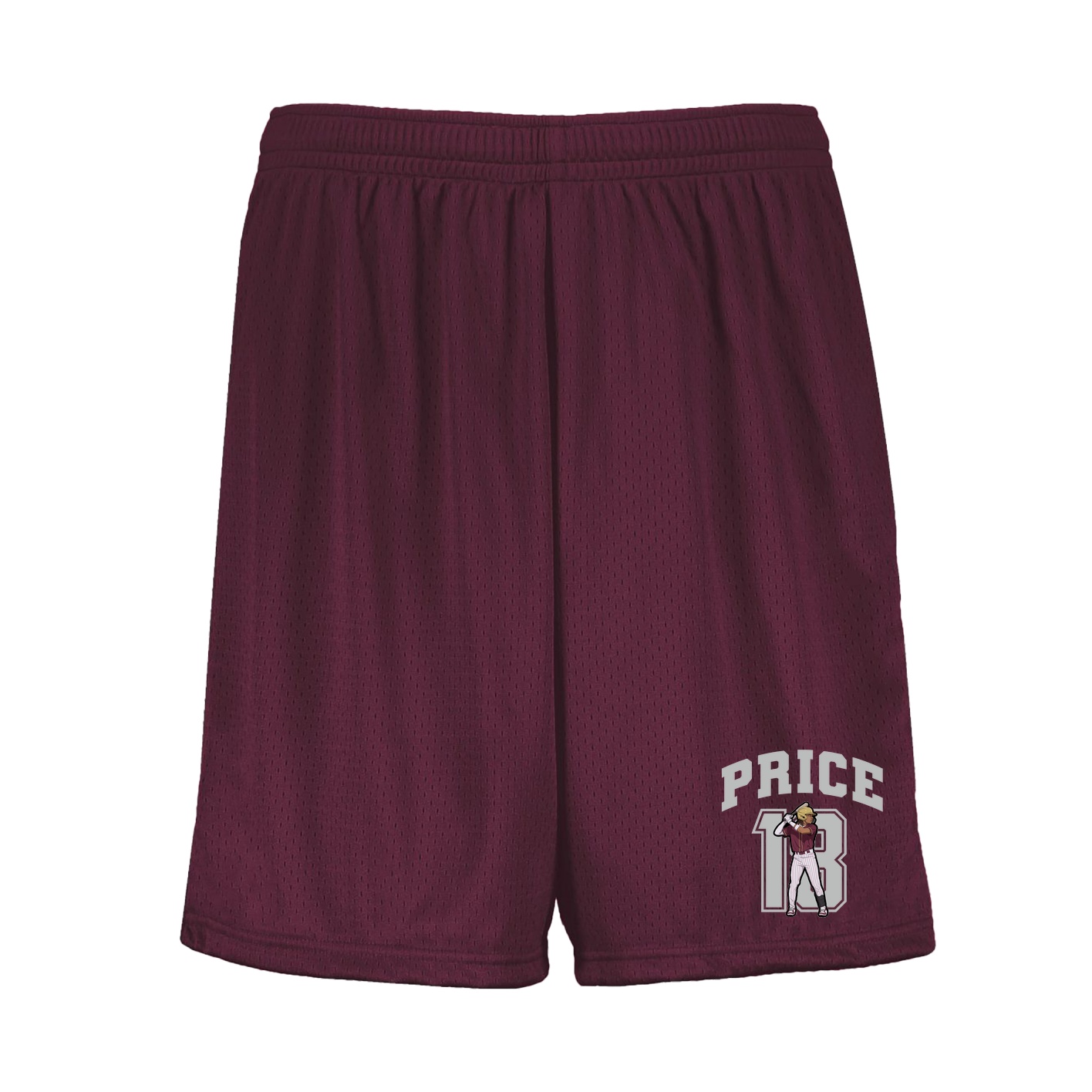 Shorts — Number in Maroon