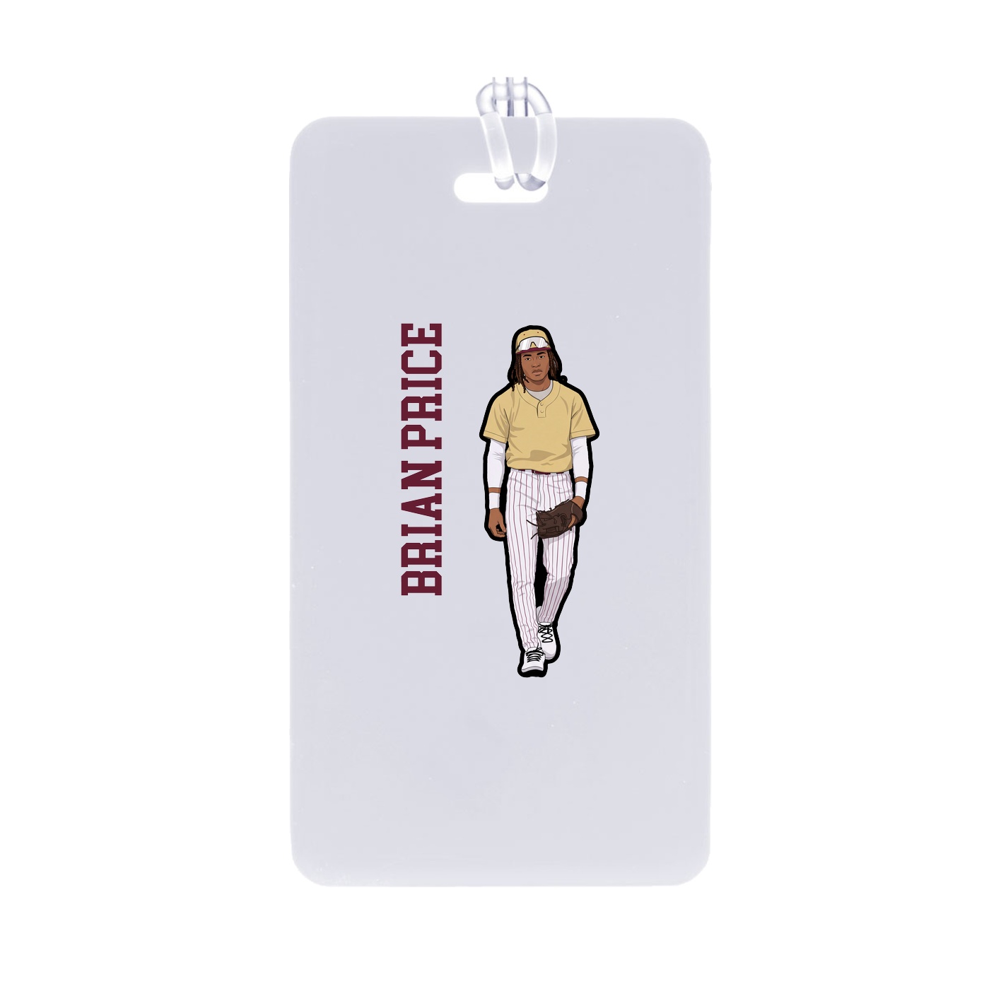 Bag Tag — Name Vertical in Classic