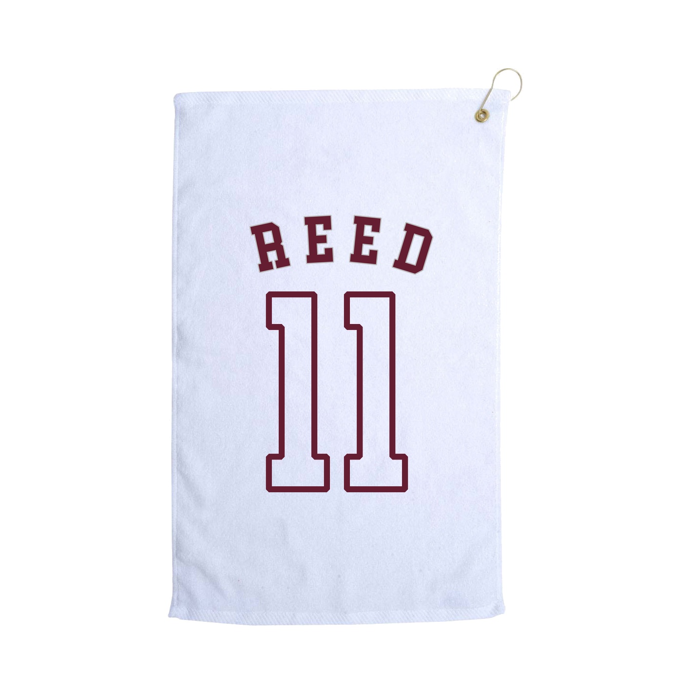 Golf Towel — Shirsey Arch in White