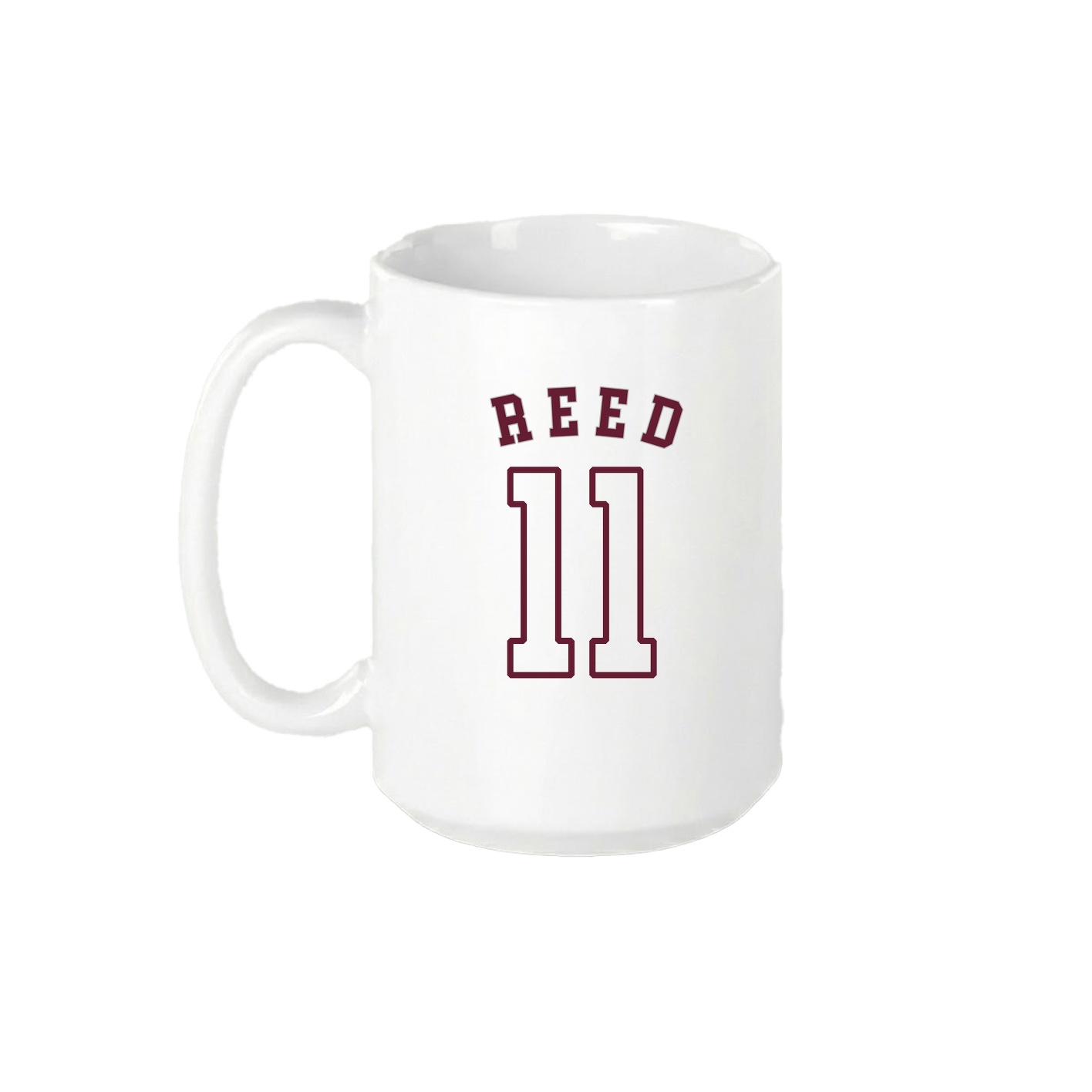 15oz Coffee Mug — Shirsey Arch in White