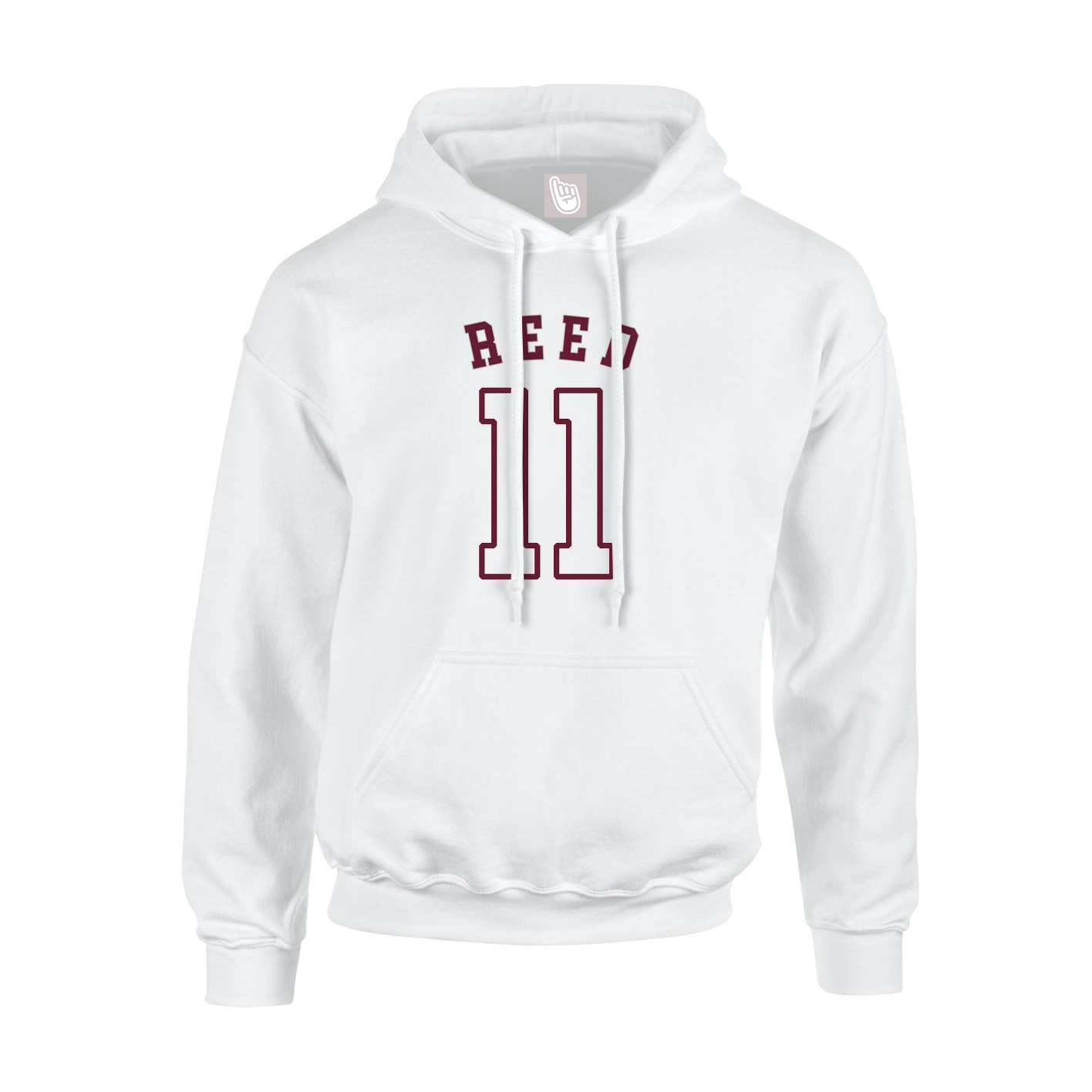 Hoodie — Shirsey Arch in White
