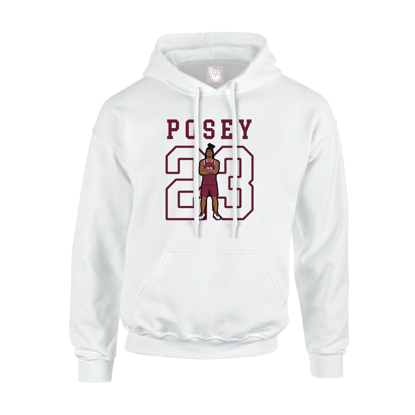 Hoodie — Shirsey in White